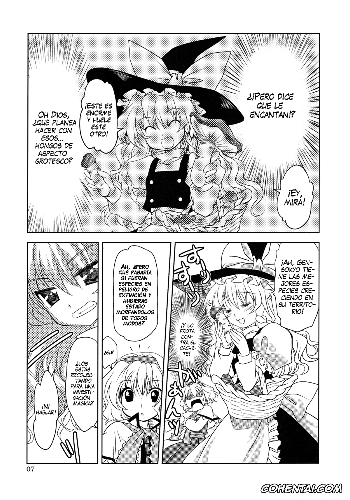 Touhou Project xxx, Alice Margatroid xxx, Marisa Kirisame xxx, Luminous Mushrooms (Touhou Project), pagina 7