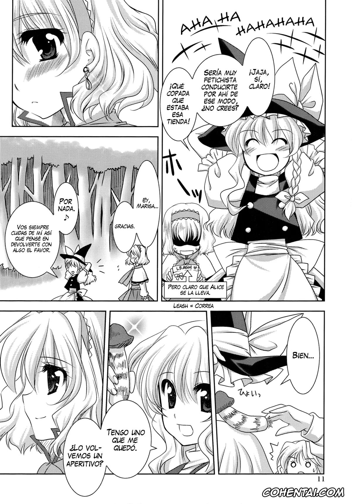 Touhou Project porno, Alice Margatroid porno, Marisa Kirisame porno, Luminous Mushrooms (Touhou Project), pagina 11