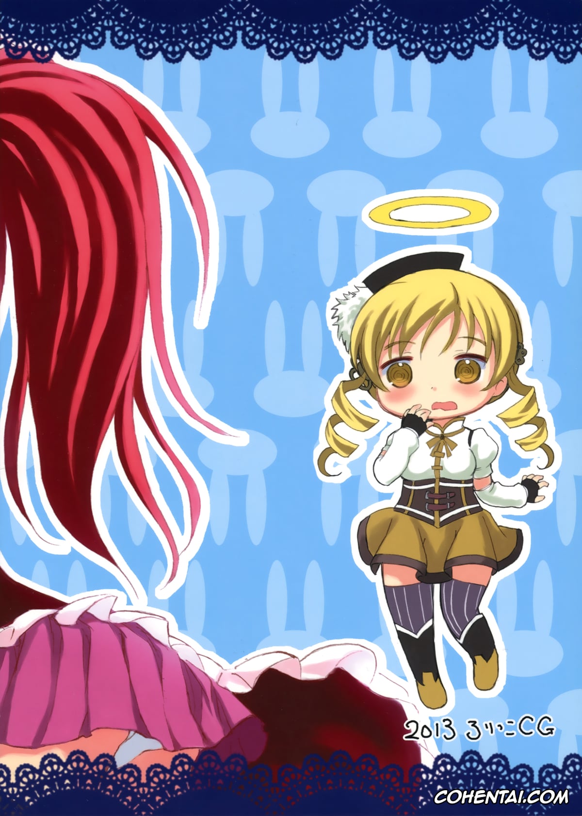 Puella Magi Madoka Magica porno, Kyouko Sakura porno, Sayaka Miki porno, Tomodachi dattara Kore Kurai (Puella Magi Madoka Magica), pagina 2
