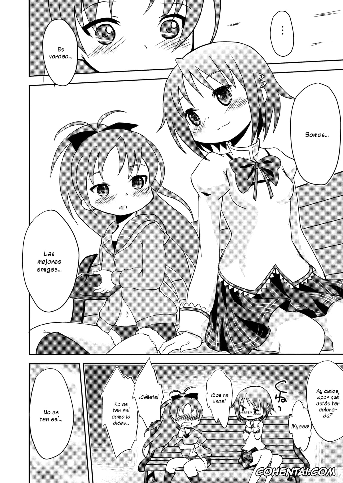 Puella Magi Madoka Magica xxx, Kyouko Sakura xxx, Sayaka Miki xxx, Tomodachi dattara Kore Kurai (Puella Magi Madoka Magica), pagina 10