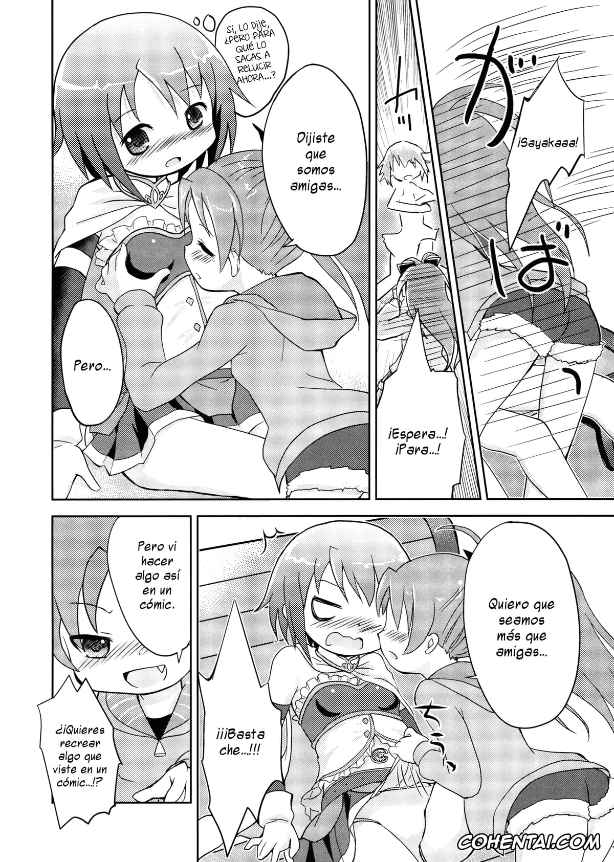 Puella Magi Madoka Magica porno, Kyouko Sakura porno, Sayaka Miki porno, Tomodachi dattara Kore Kurai (Puella Magi Madoka Magica), pagina 14