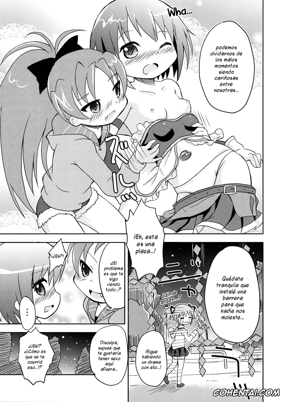 Puella Magi Madoka Magica porno, Kyouko Sakura porno, Sayaka Miki porno, Tomodachi dattara Kore Kurai (Puella Magi Madoka Magica), pagina 17