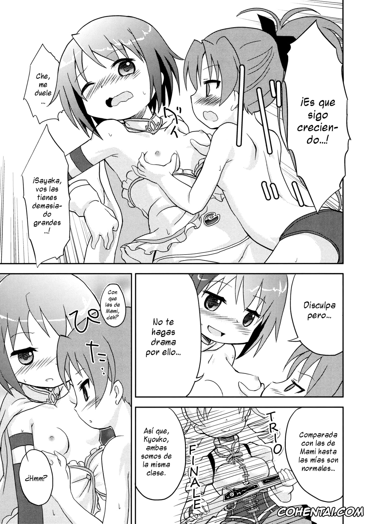 Puella Magi Madoka Magica xxx, Kyouko Sakura xxx, Sayaka Miki xxx, Tomodachi dattara Kore Kurai (Puella Magi Madoka Magica), pagina 19