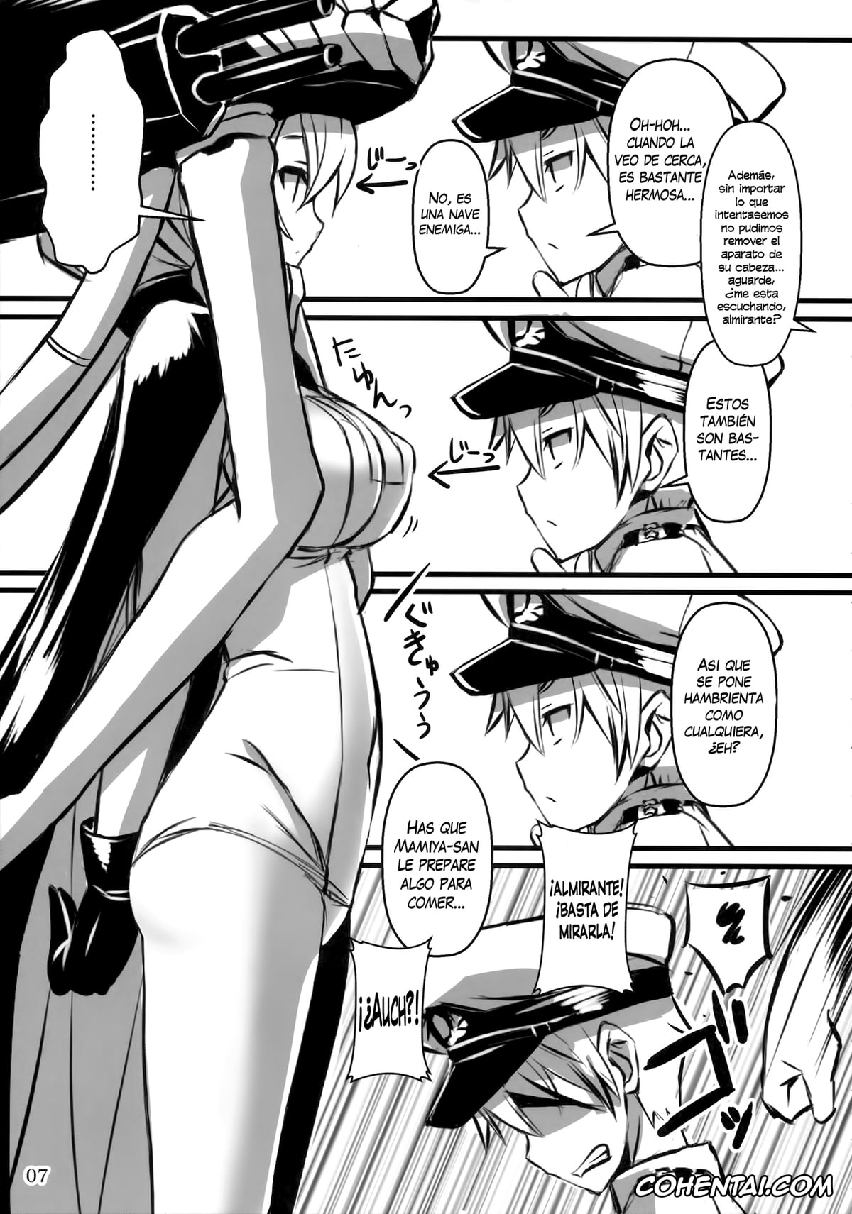 Kantai Collection -KanColle- hentai, Kaga hentai, Teitoku hentai, Wo-Class hentai, Wo-Kyuu-chan Kakko Kari (Kantai Collection -KanColle-), pagina 6