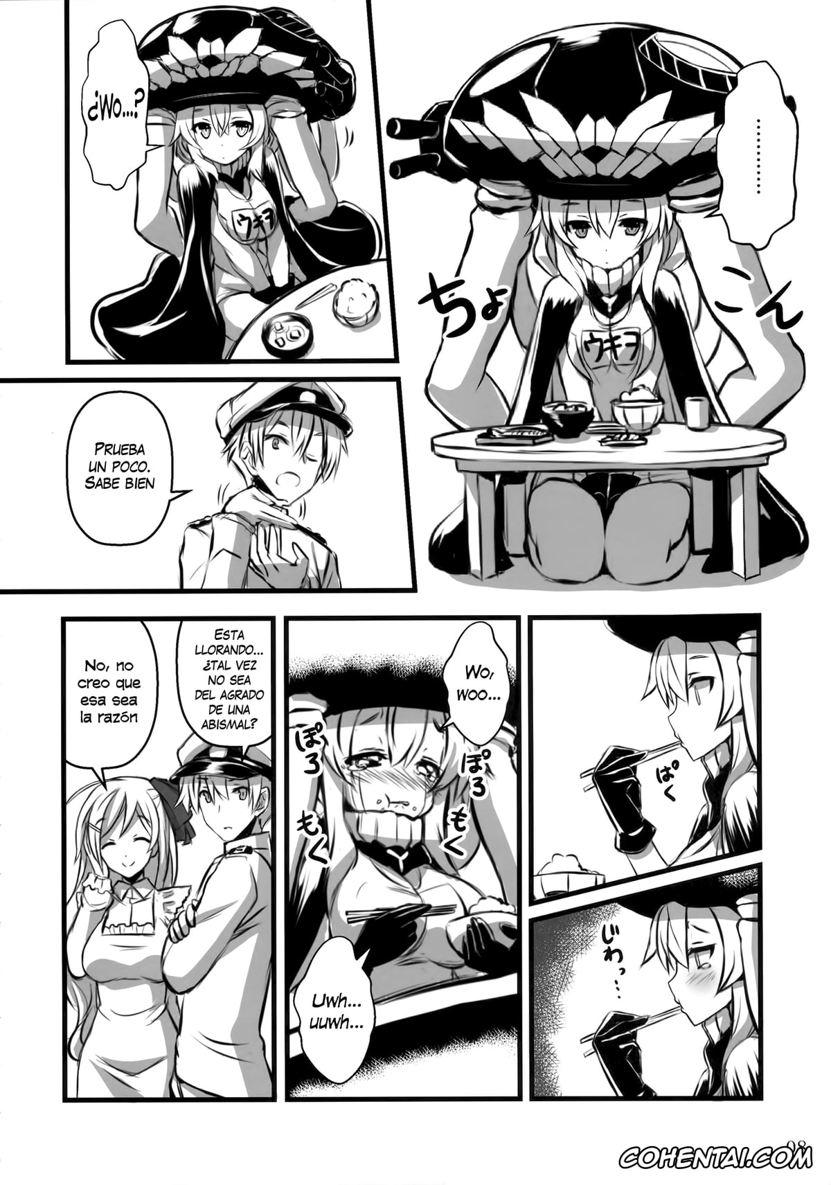 Kantai Collection -KanColle- xxx, Kaga xxx, Teitoku xxx, Wo-Class xxx, Wo-Kyuu-chan Kakko Kari (Kantai Collection -KanColle-), pagina 7