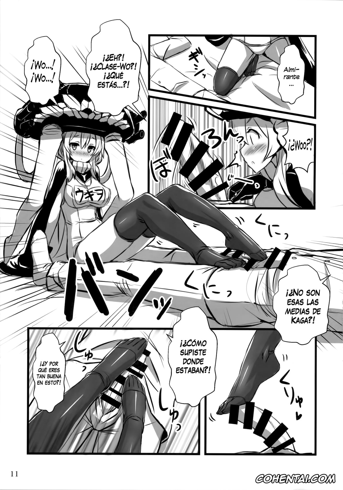 Kantai Collection -KanColle- xxx, Kaga xxx, Teitoku xxx, Wo-Class xxx, Wo-Kyuu-chan Kakko Kari (Kantai Collection -KanColle-), pagina 10