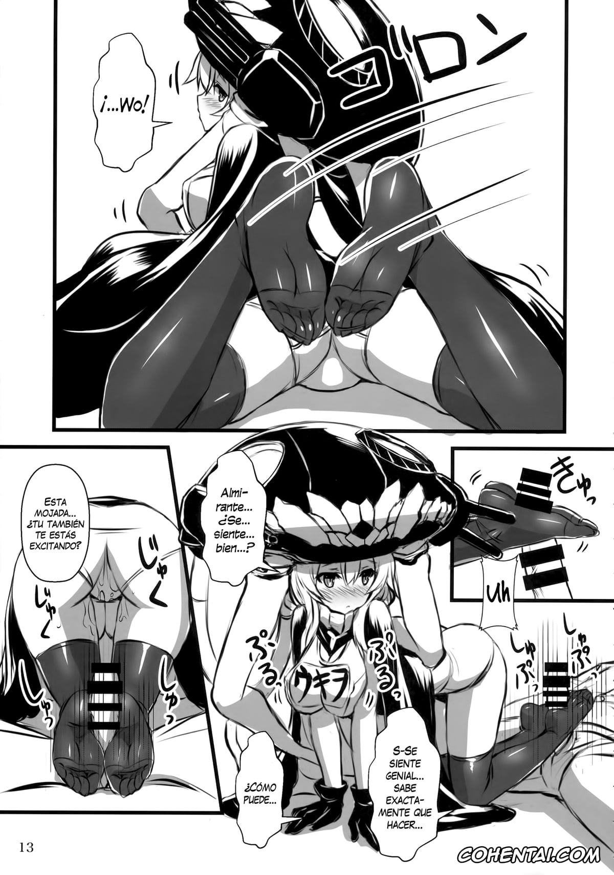 Kantai Collection -KanColle- hentai, Kaga hentai, Teitoku hentai, Wo-Class hentai, Wo-Kyuu-chan Kakko Kari (Kantai Collection -KanColle-), pagina 12