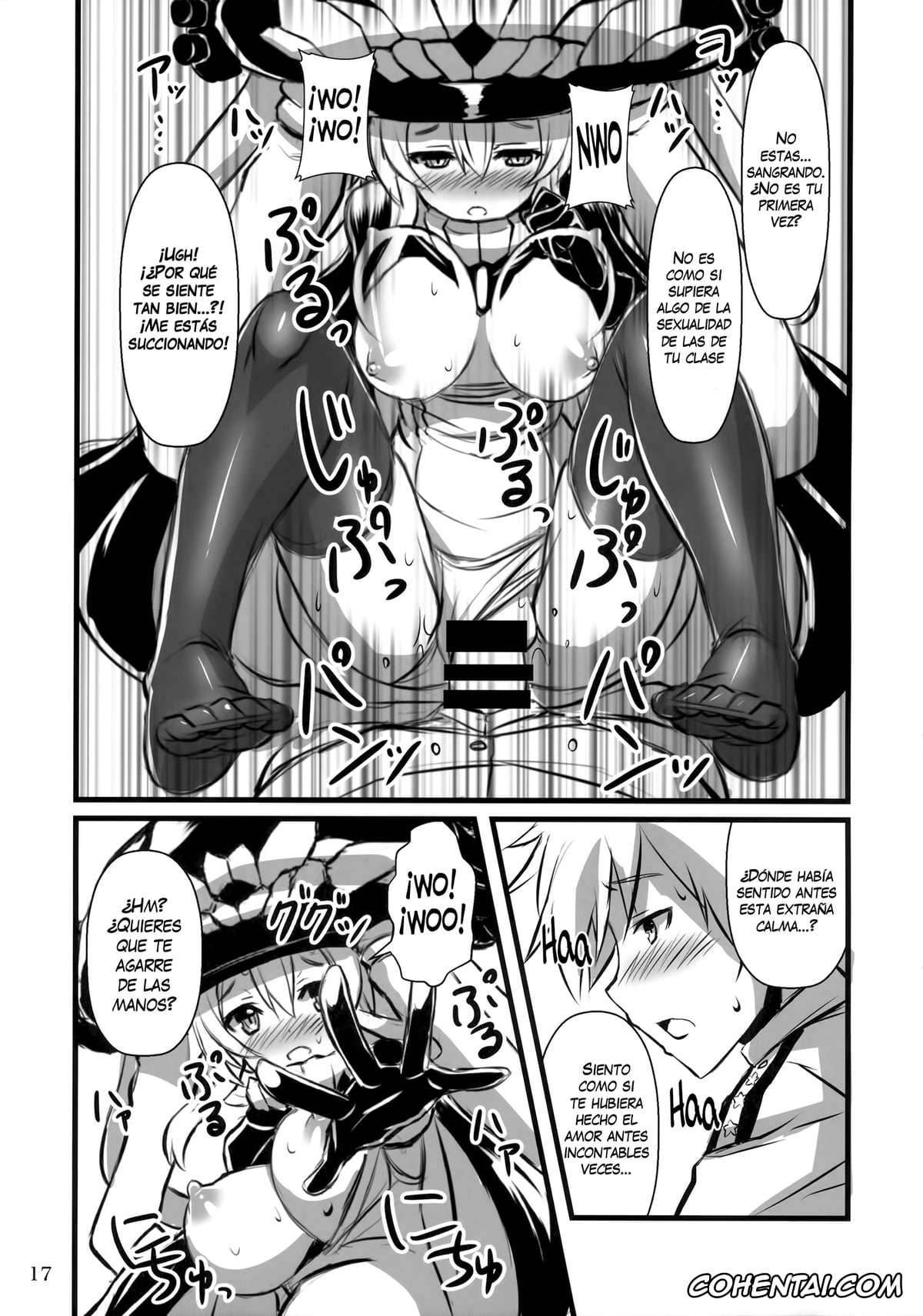 Kantai Collection -KanColle- xxx, Kaga xxx, Teitoku xxx, Wo-Class xxx, Wo-Kyuu-chan Kakko Kari (Kantai Collection -KanColle-), pagina 16