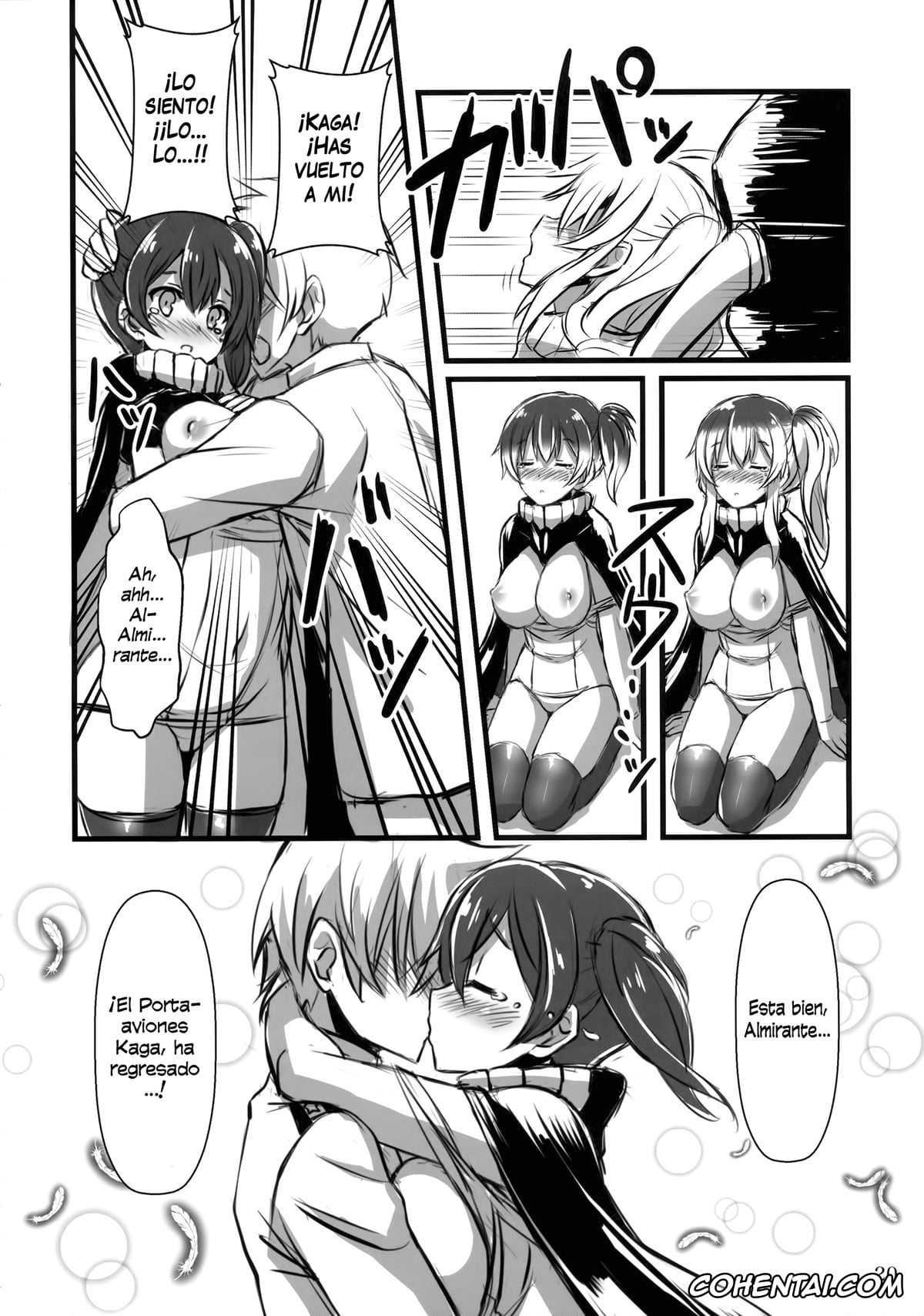 Kantai Collection -KanColle- xxx, Kaga xxx, Teitoku xxx, Wo-Class xxx, Wo-Kyuu-chan Kakko Kari (Kantai Collection -KanColle-), pagina 19
