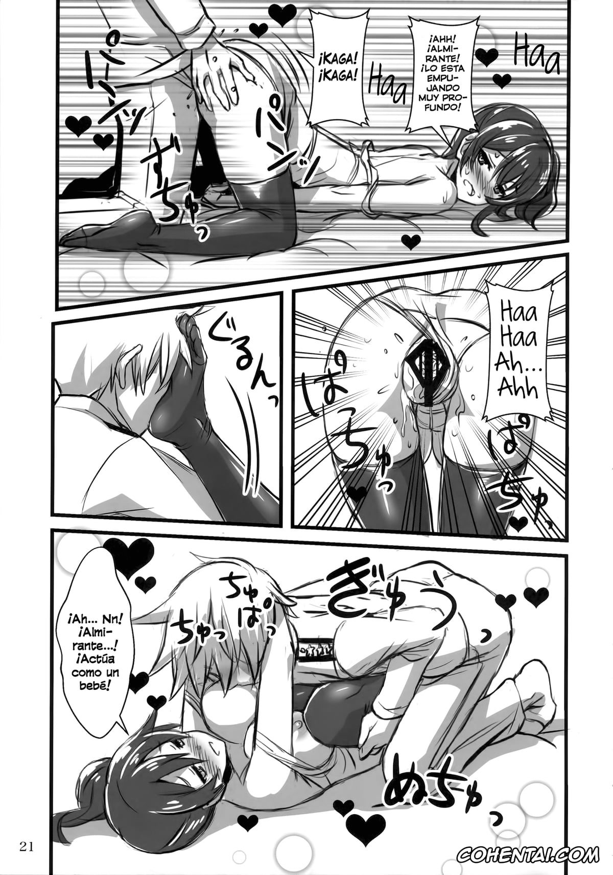 Kantai Collection -KanColle- porno, Kaga porno, Teitoku porno, Wo-Class porno, Wo-Kyuu-chan Kakko Kari (Kantai Collection -KanColle-), pagina 20