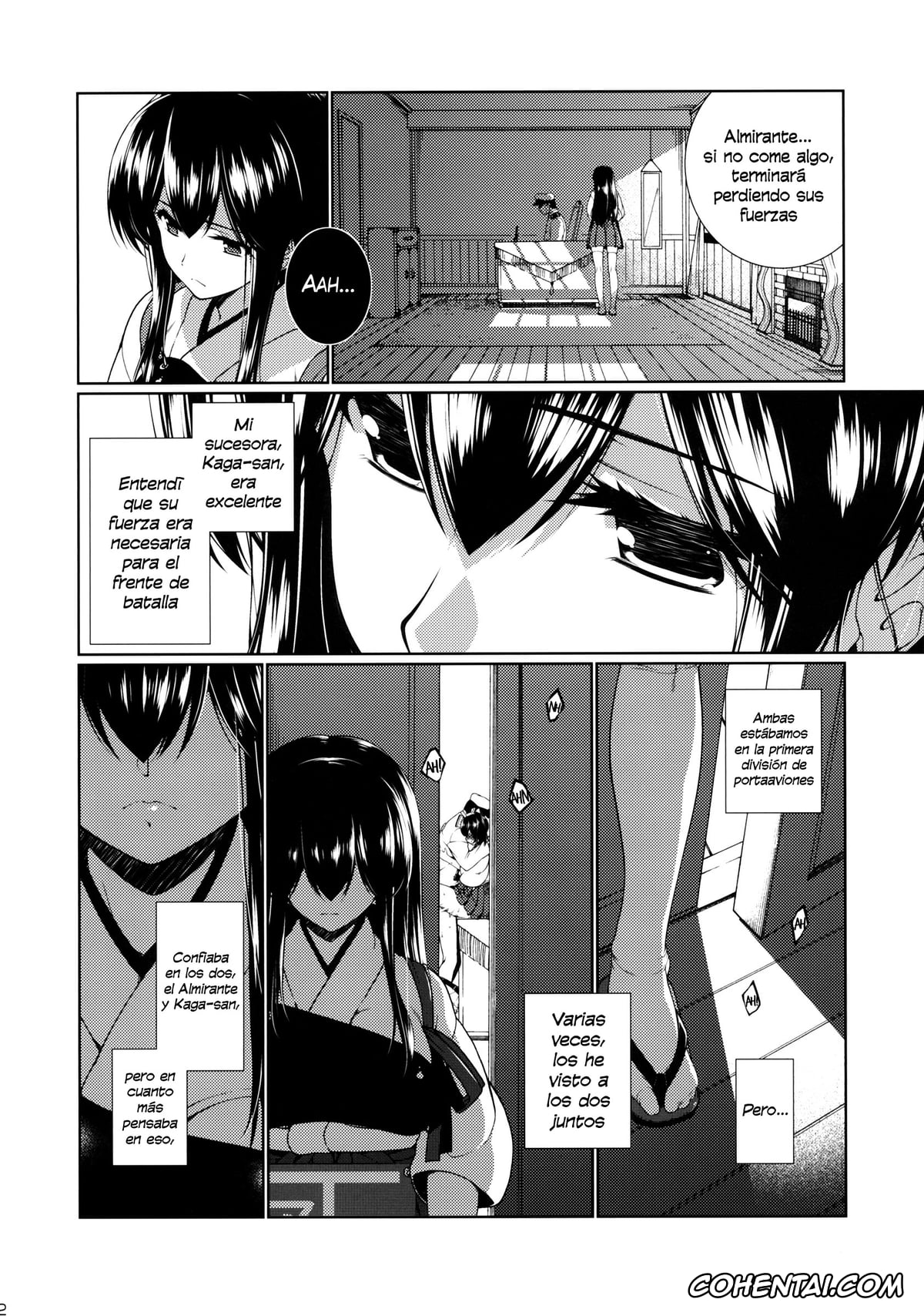 Kantai Collection -KanColle- hentai, Akagi hentai, Teitoku hentai, Hirugao no Hana (Kantai Collection -KanColle-), pagina 3