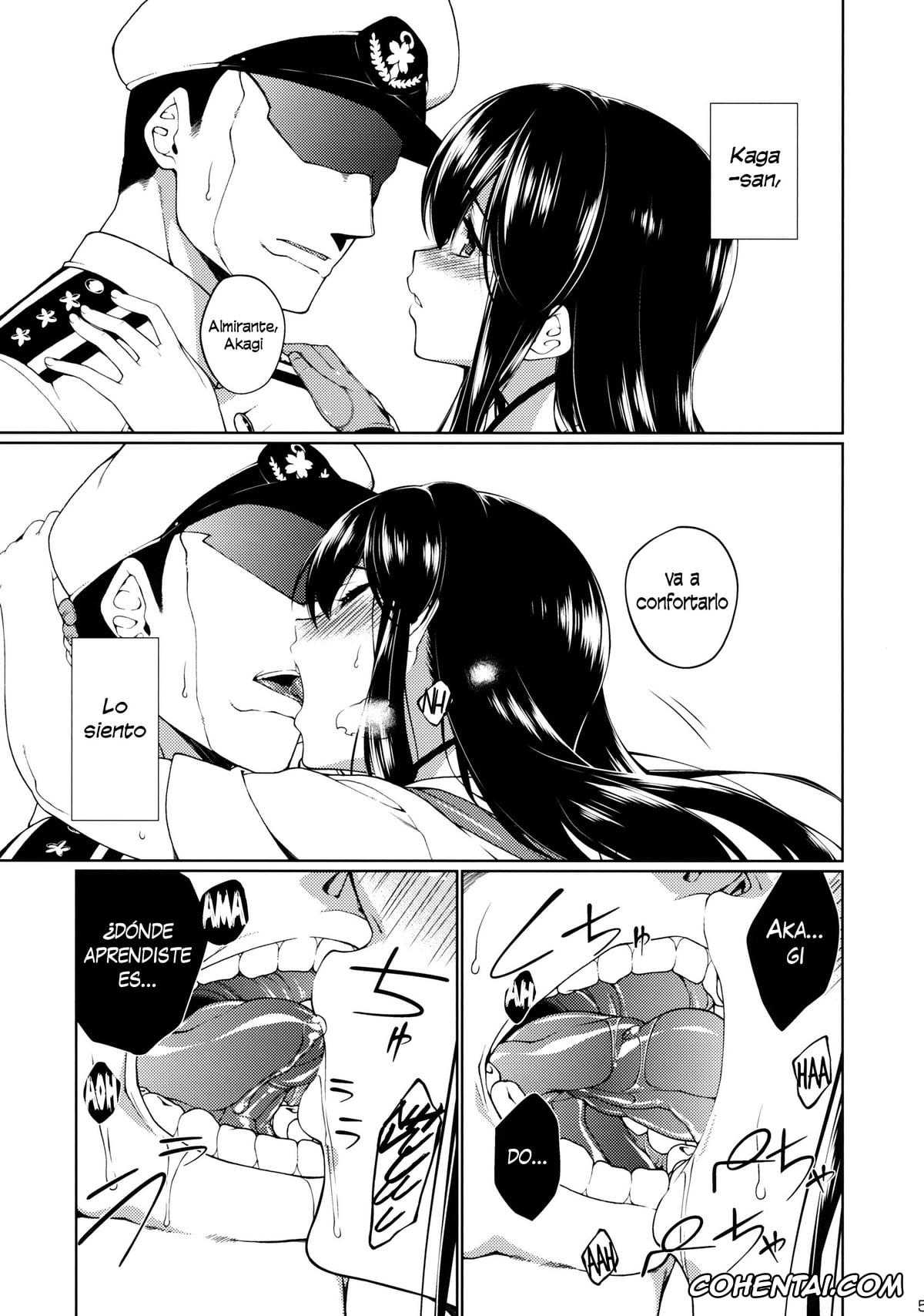 Kantai Collection -KanColle- hentai, Akagi hentai, Teitoku hentai, Hirugao no Hana (Kantai Collection -KanColle-), pagina 6