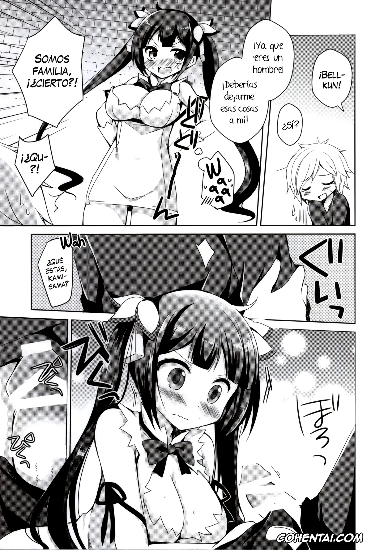 Dungeon ni Deai o Motomeru no wa Machigatteiru Darou ka xxx, Bell Cranel xxx, Hestia xxx, Boku no Kami-sama ga Kawaisugiru (Dungeon ni Deai o Motomeru no wa Machigatteiru Darou ka), pagina 4