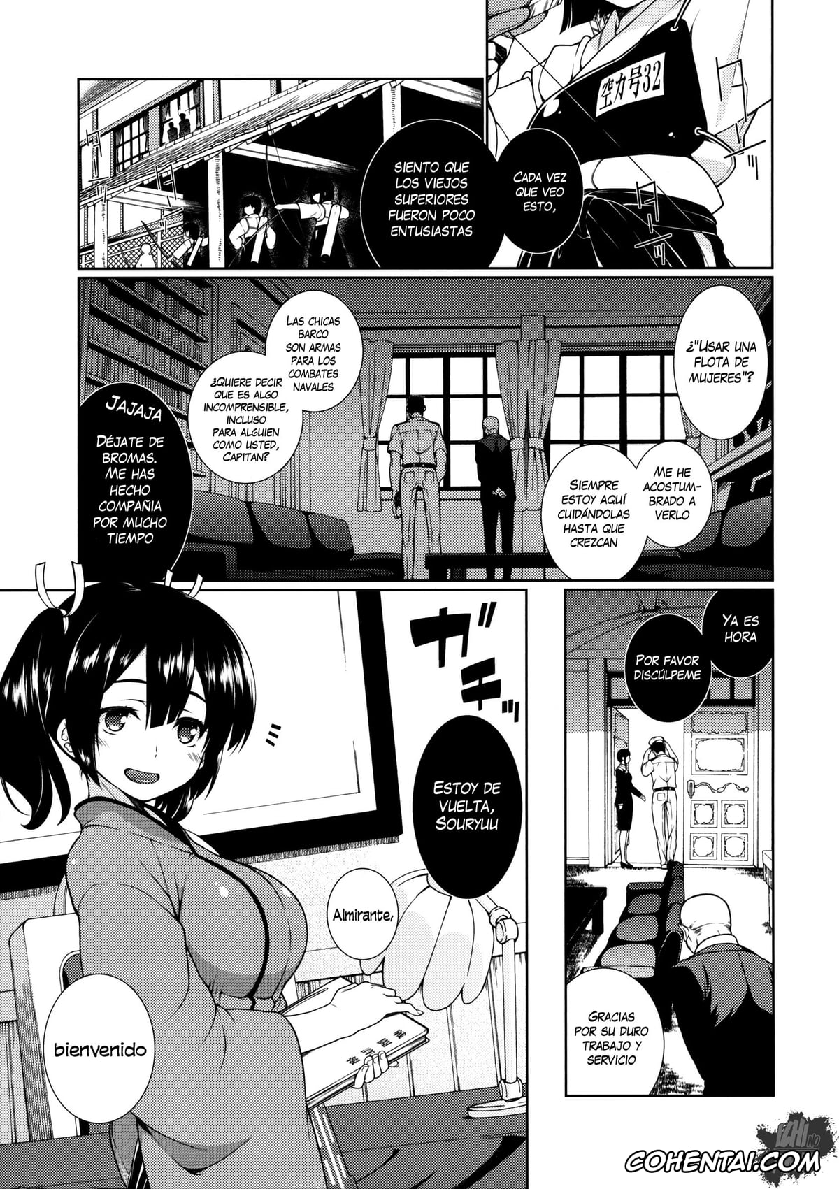 Kantai Collection -KanColle- porno, Souryuu porno, Teitoku porno, Hoho no Usubeni Asenu Aida ni (Kantai Collection -KanColle-), pagina 2