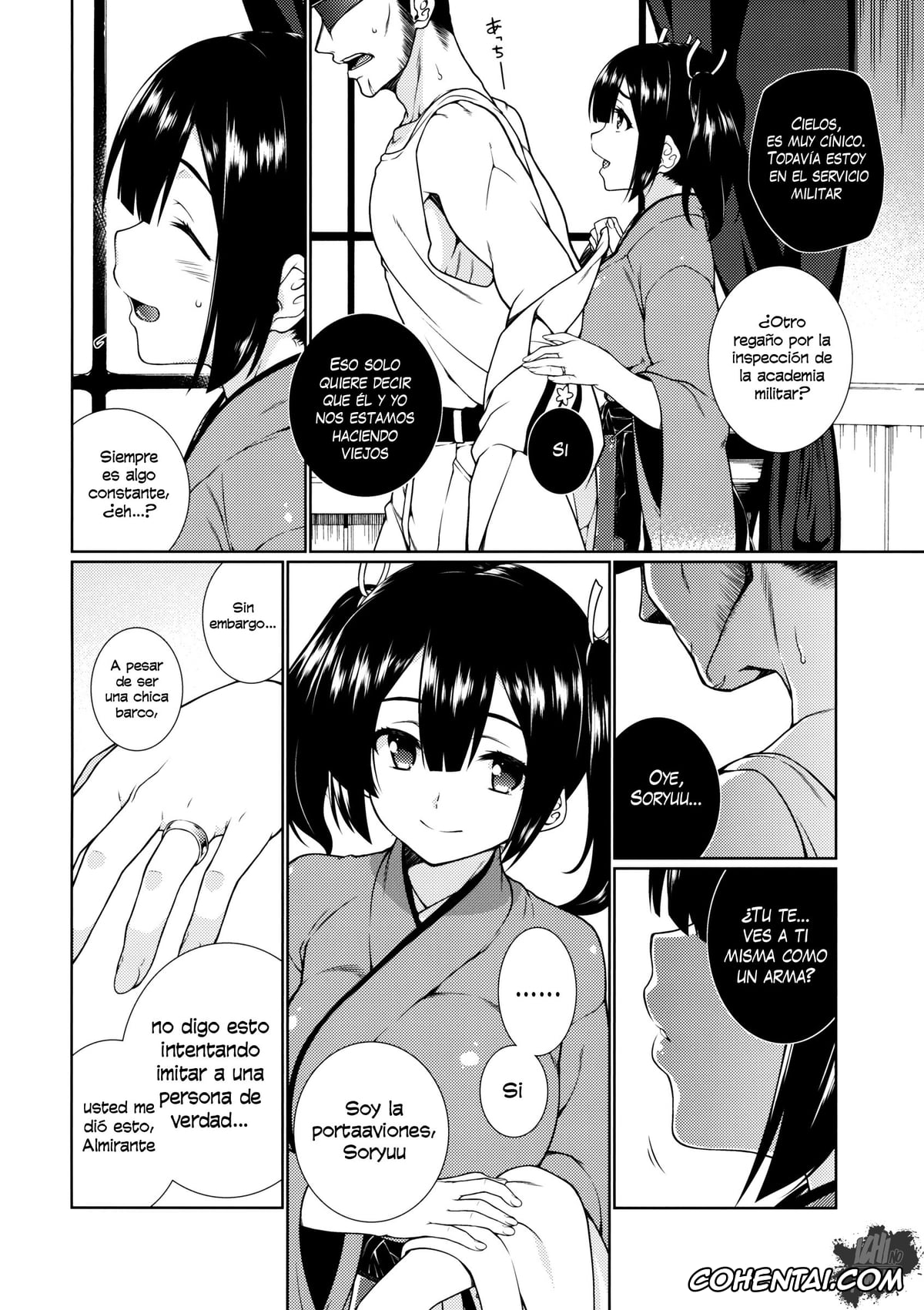 Kantai Collection -KanColle- hentai, Souryuu hentai, Teitoku hentai, Hoho no Usubeni Asenu Aida ni (Kantai Collection -KanColle-), pagina 3