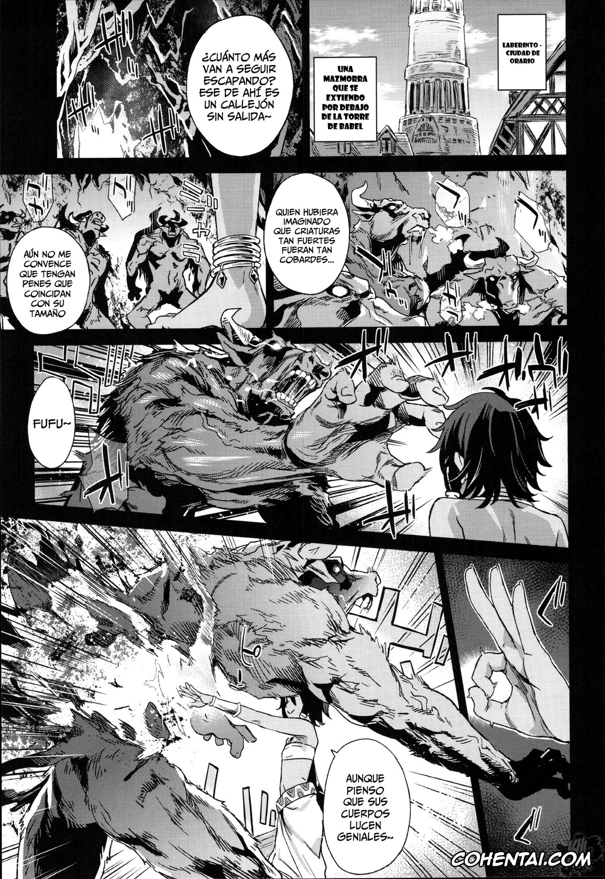 Dungeon ni Deai o Motomeru no wa Machigatteiru Darou ka porno, Tiona Hiryute porno, Tione Hiryute porno, VictimGirls 19 JEZEBEL AMAZONES (Dungeon ni Deai o Motomeru no wa Machigatteiru Darou ka), pagina 2