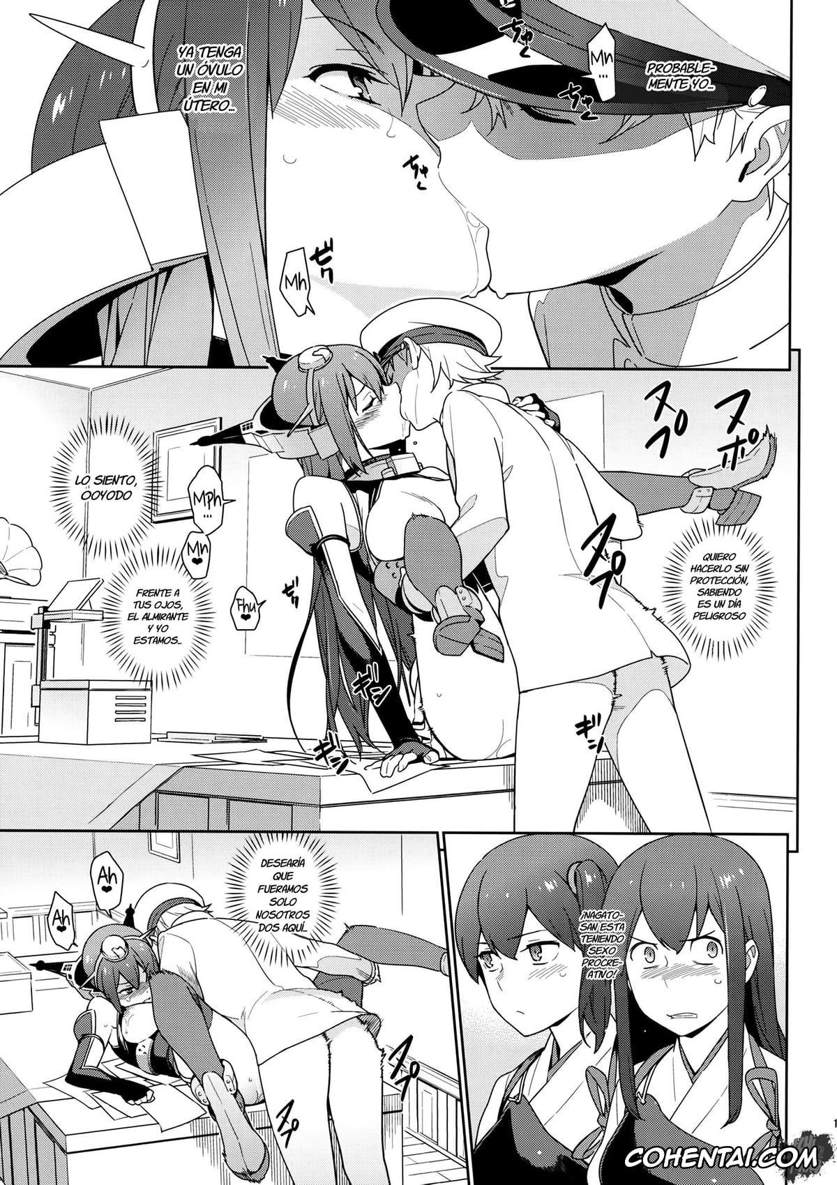 Kantai Collection -KanColle- hentai, Akagi hentai, Kaga hentai, Nagato hentai, Ooyodo hentai, Teitoku hentai, eggs (Kantai Collection -KanColle-), pagina 15