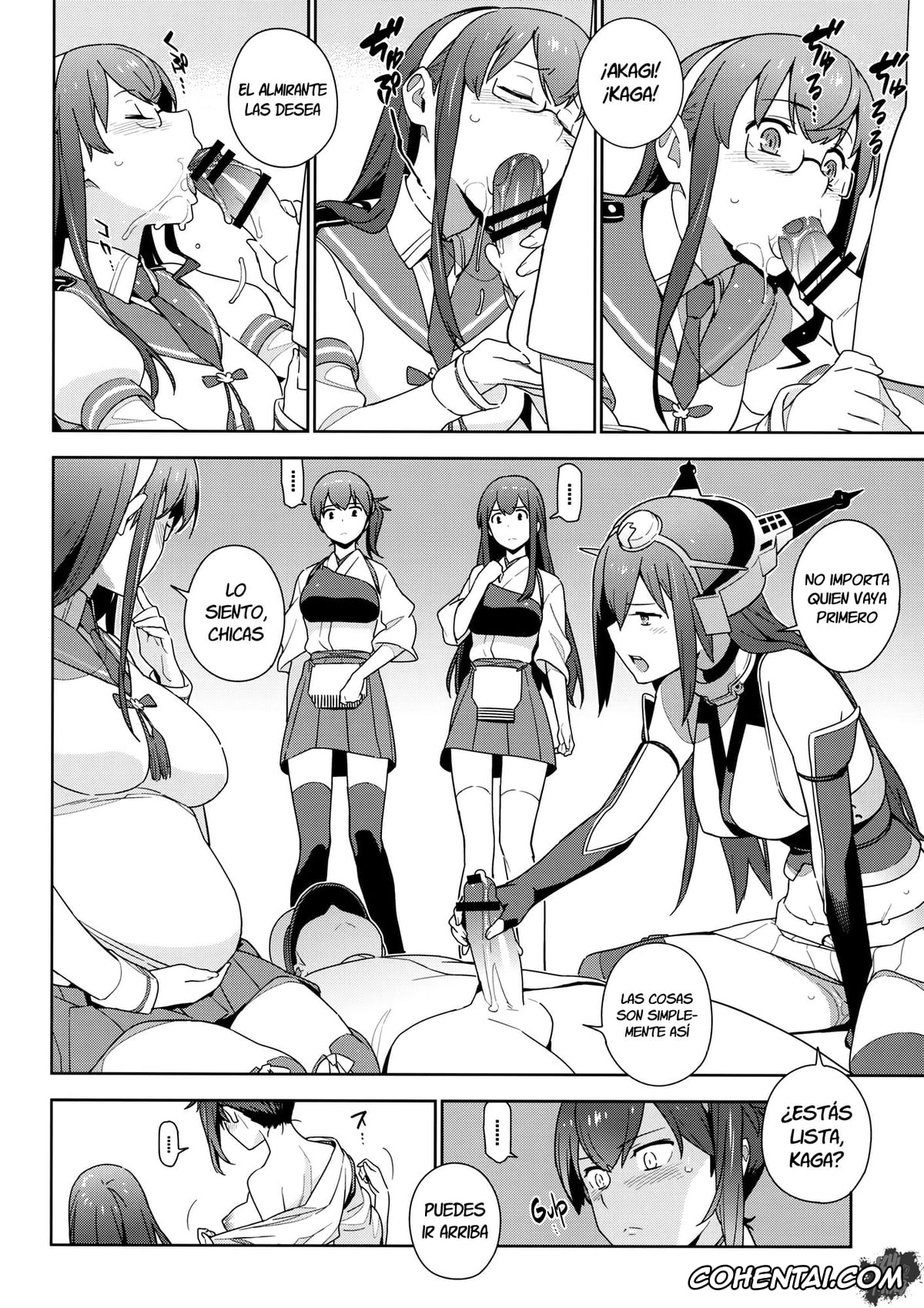 Kantai Collection -KanColle- xxx, Akagi xxx, Kaga xxx, Nagato xxx, Ooyodo xxx, Teitoku xxx, eggs (Kantai Collection -KanColle-), pagina 22