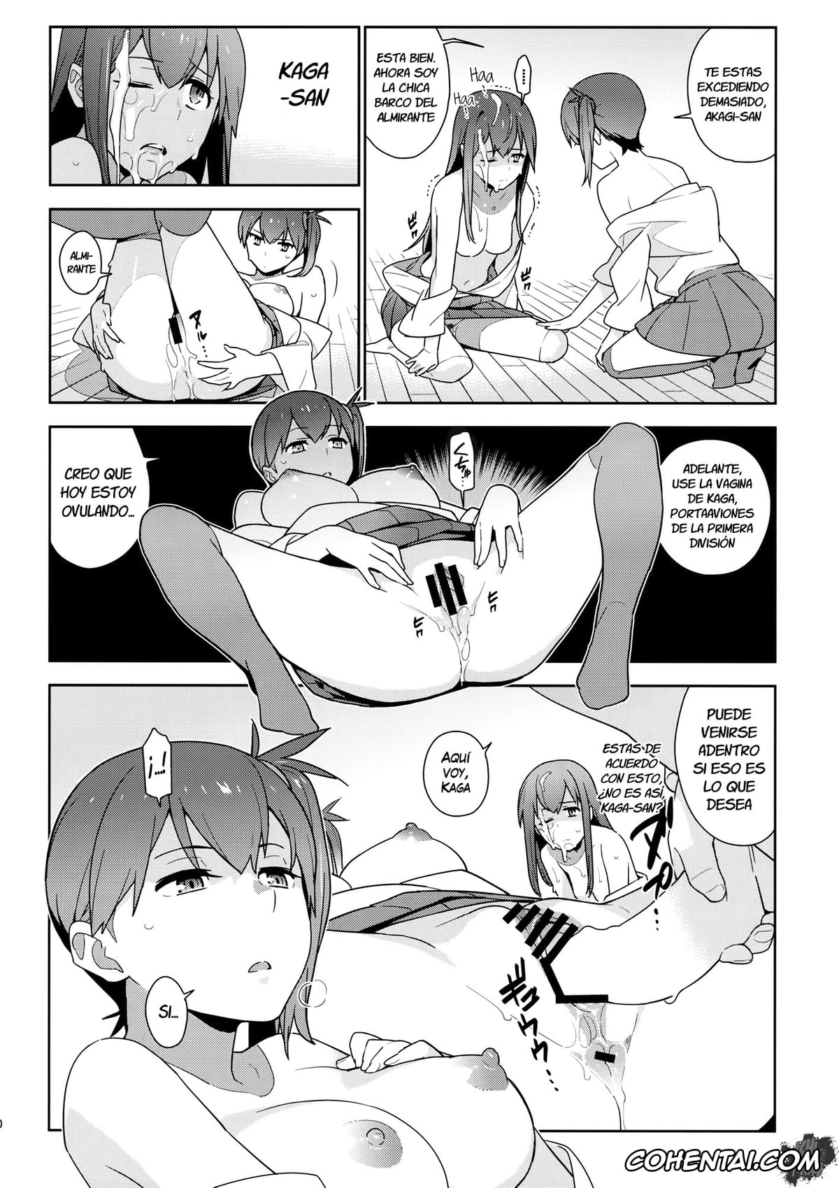 Kantai Collection -KanColle- hentai, Akagi hentai, Kaga hentai, Nagato hentai, Ooyodo hentai, Teitoku hentai, eggs (Kantai Collection -KanColle-), pagina 30