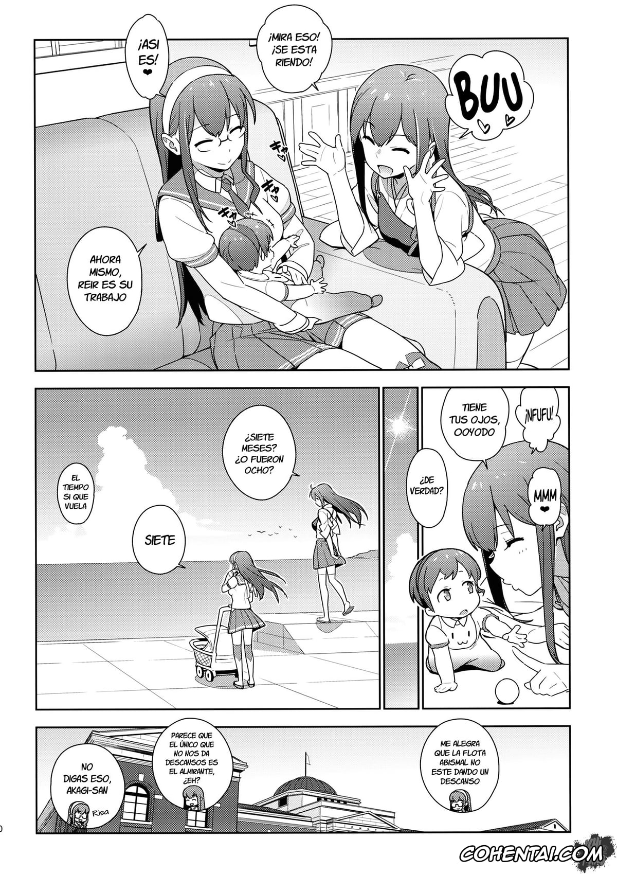 Kantai Collection -KanColle- xxx, Akagi xxx, Kaga xxx, Nagato xxx, Ooyodo xxx, Teitoku xxx, eggs (Kantai Collection -KanColle-), pagina 40