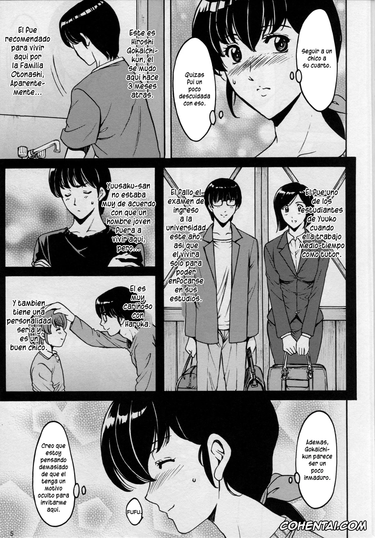 Maison Ikkoku hentai, Kyoko Otonashi hentai, Hitozuma Kanrinin Kyouko (Maison Ikkoku), pagina 6