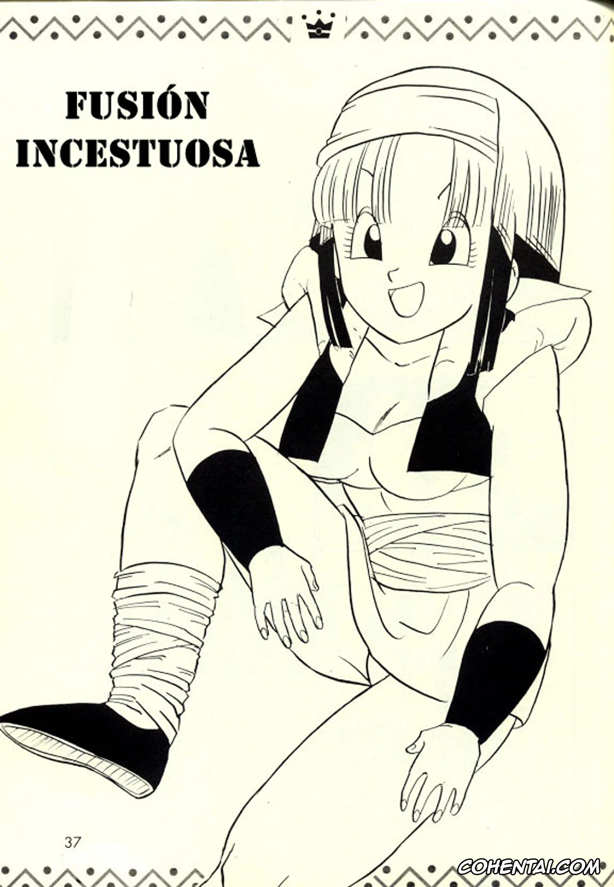 Dragon Ball Gt xxx, Bra xxx, Gotenks xxx, Pan xxx, Konshinsōkan Fusion (Dragon Ball GT), pagina 1