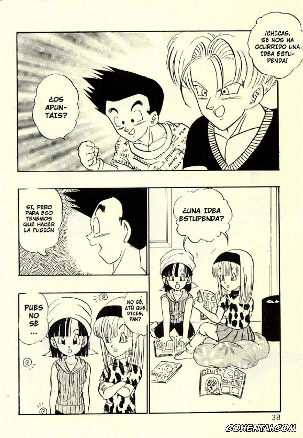 Dragon Ball Gt porno, Bra porno, Gotenks porno, Pan porno, Konshinsōkan Fusion (Dragon Ball GT), pagina 2