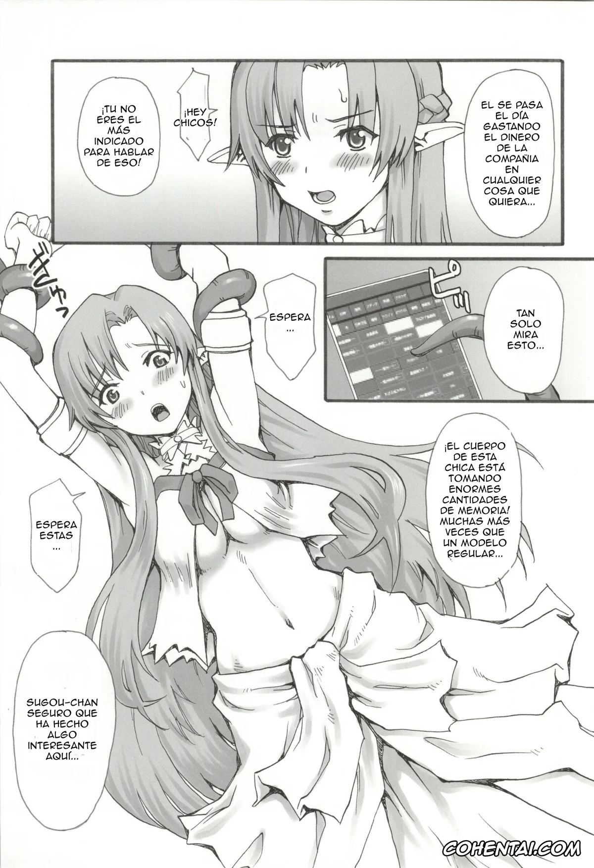 Sword Art Online xxx, Asuna Yuuki xxx, Datte Kasou Sekai Dashi (Sword Art Online), pagina 4