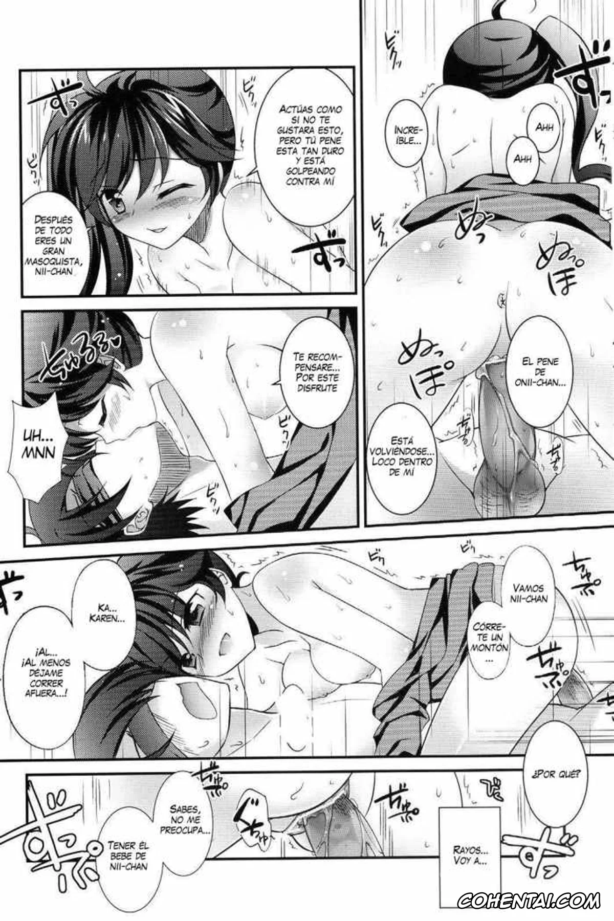 Bakemonogatari xxx, Karen Araragi xxx, Koyomi Araragi xxx, Tsukihi Araragi xxx, Boku to Karen to Tsukihi ga Shuraba sugiru | Tsukihi, Karen, and I Fight Too Much (Nisemonogatari), pagina 13