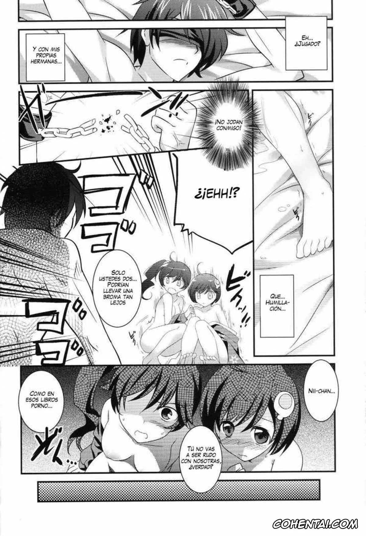 Bakemonogatari xxx, Karen Araragi xxx, Koyomi Araragi xxx, Tsukihi Araragi xxx, Boku to Karen to Tsukihi ga Shuraba sugiru | Tsukihi, Karen, and I Fight Too Much (Nisemonogatari), pagina 19