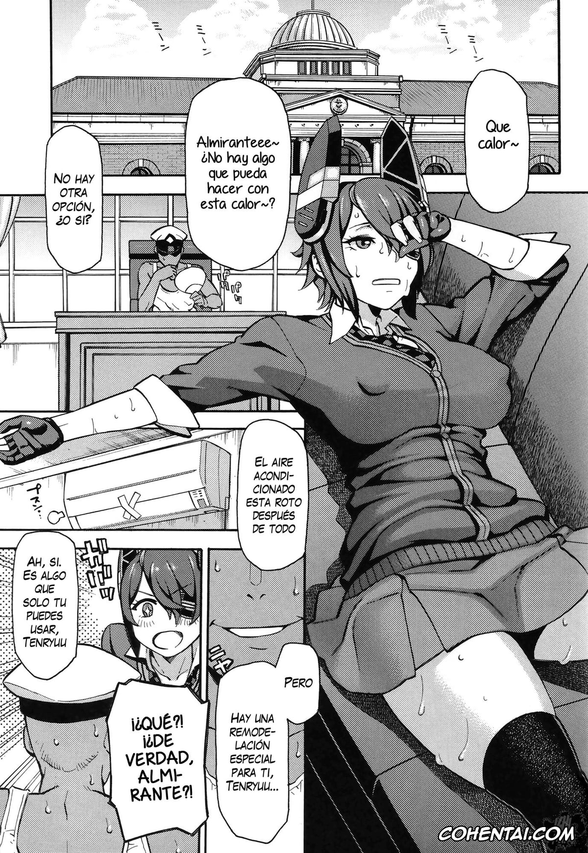 Kantai Collection -KanColle- porno, Teitoku porno, Tenryuu porno, Asedaku Tenryuu (Kantai Collection -KanColle-), pagina 2