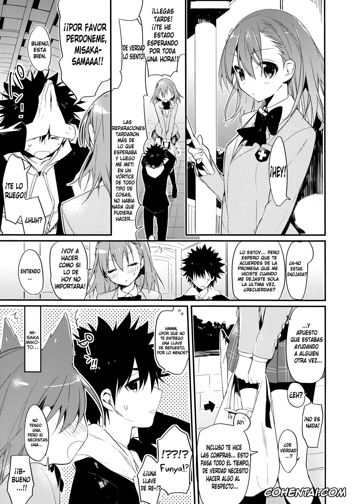 Toaru Project xxx, Mikoto Misaka xxx, Touma Kamijou xxx, Mikoto to. 6 (Toaru Majutsu no Index), pagina 4