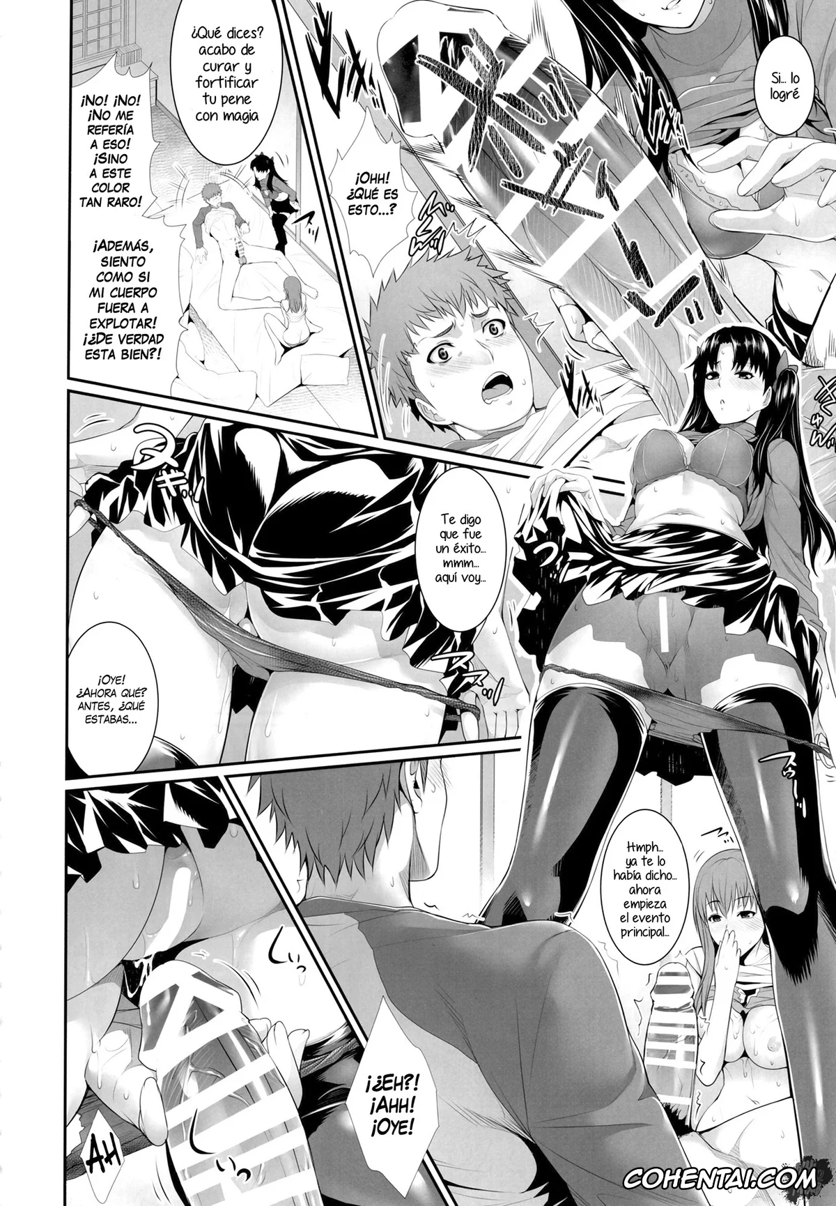Fate/stay night hentai, Rin Tosaka hentai, Sakura Matou hentai, Shirou Emiya hentai, Shirou-kun Harem!! (Fate/stay night), pagina 18