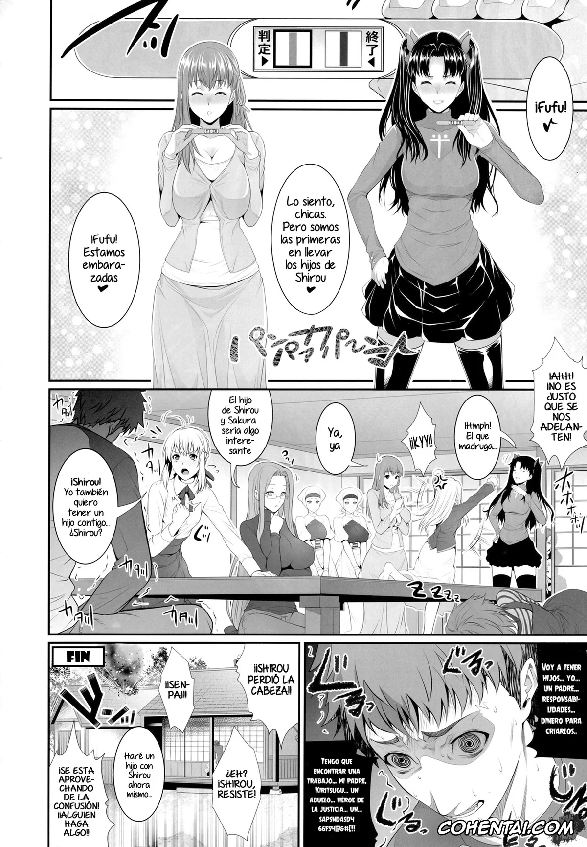 Fate/stay night hentai, Rin Tosaka hentai, Sakura Matou hentai, Shirou Emiya hentai, Shirou-kun Harem!! (Fate/stay night), pagina 30
