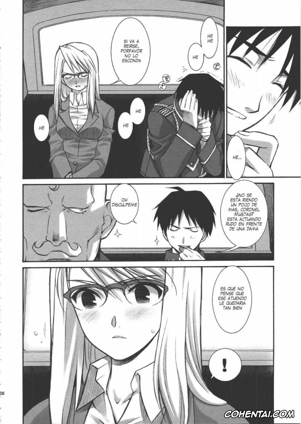 Fullmetal Alchemist | Hagane No Renkinjutsushi hentai, Riza Hawkeye hentai, Roy Mustang hentai, BITTER SWEET (Fullmetal Alchemist), pagina 6