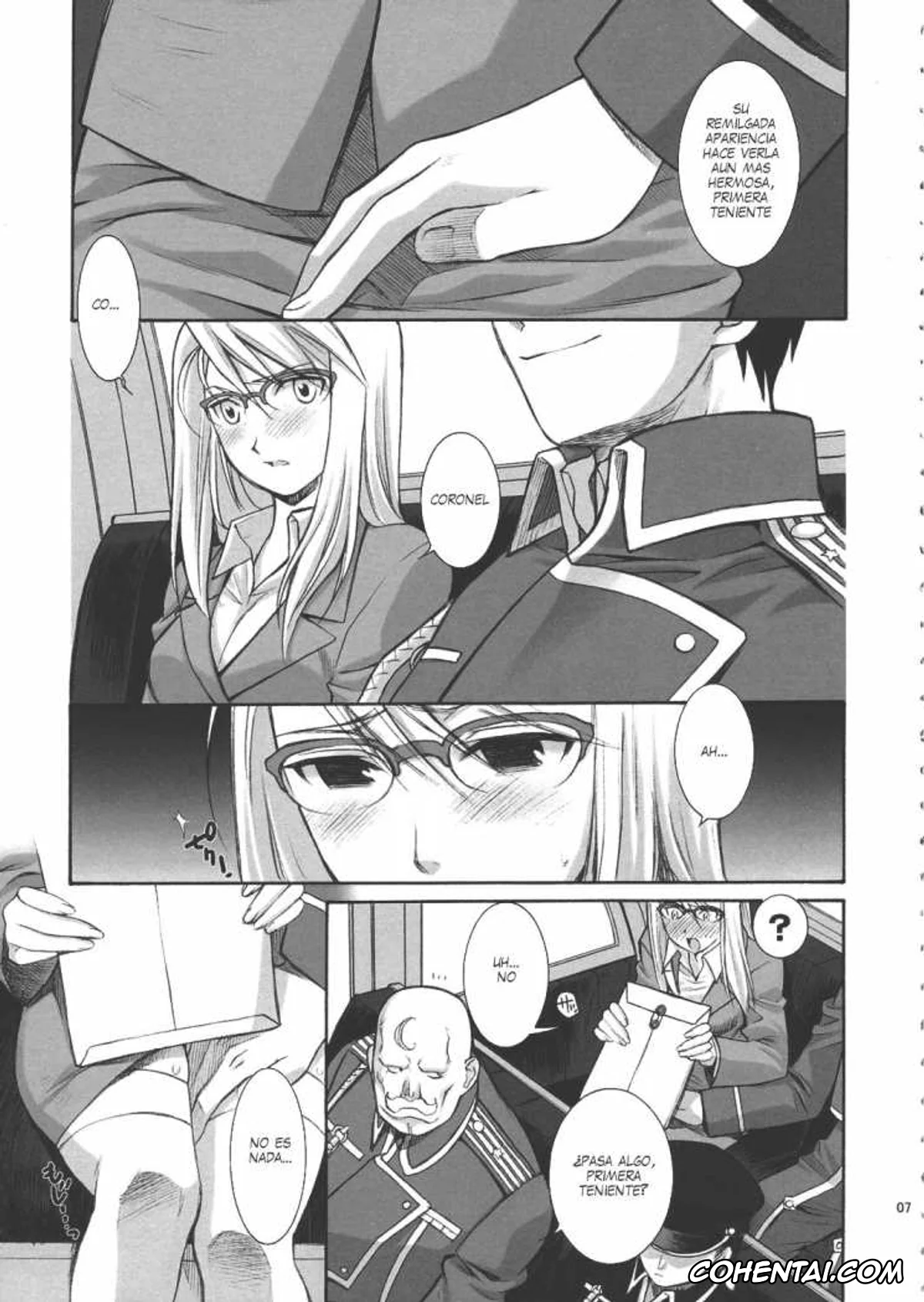 Fullmetal Alchemist | Hagane No Renkinjutsushi xxx, Riza Hawkeye xxx, Roy Mustang xxx, BITTER SWEET (Fullmetal Alchemist), pagina 7