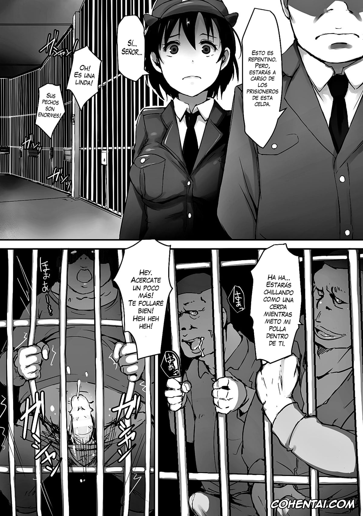 Revistas porno, 2D Comic Magazine porno, Prison Rape (2D Comic Magazine Keimusho de Aegu Onna-tachi Vol. 1), pagina 2