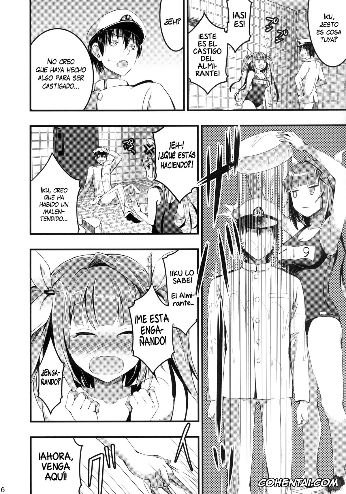 Kantai Collection -KanColle- xxx, I-19 xxx, Oshioki! Iku no Nurunuru Soap Time (Kantai Collection), pagina 4