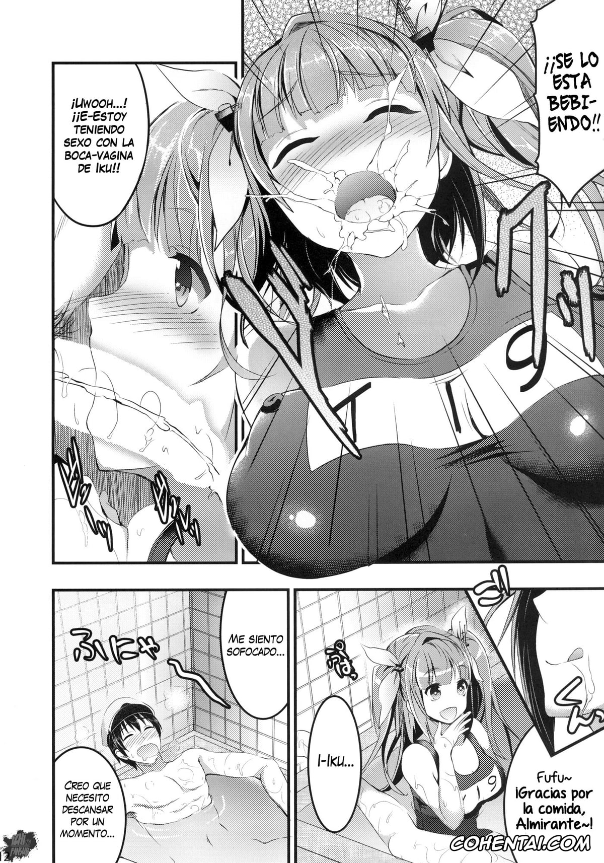 Kantai Collection -KanColle- xxx, I-19 xxx, Oshioki! Iku no Nurunuru Soap Time (Kantai Collection), pagina 10