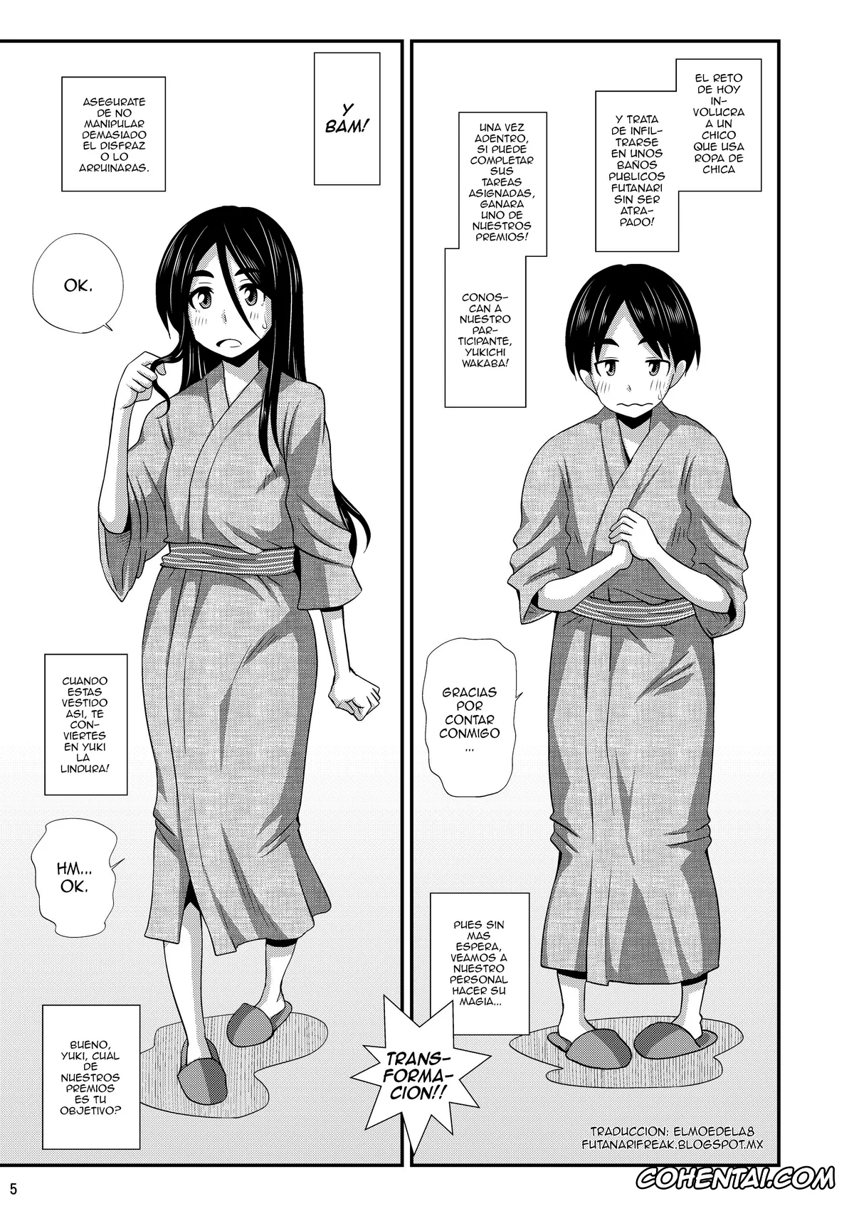 Original porno, Futanari Yu Mission de Okasarechau!, pagina 5