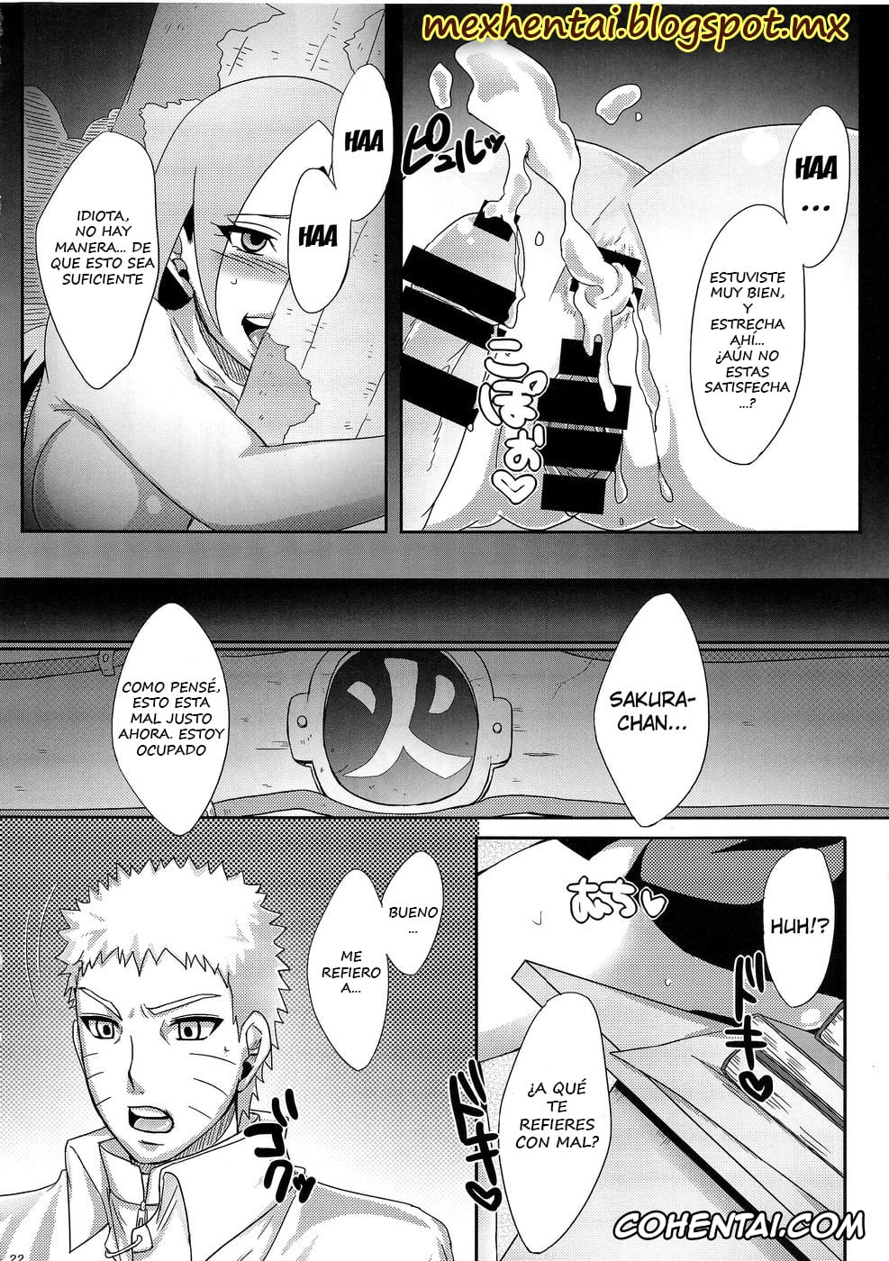 Boruto hentai, Sakura Haruno hentai, Sasuke Uchiha hentai, Tsunade hentai, Konoha no Secret Service (Boruto), pagina 21