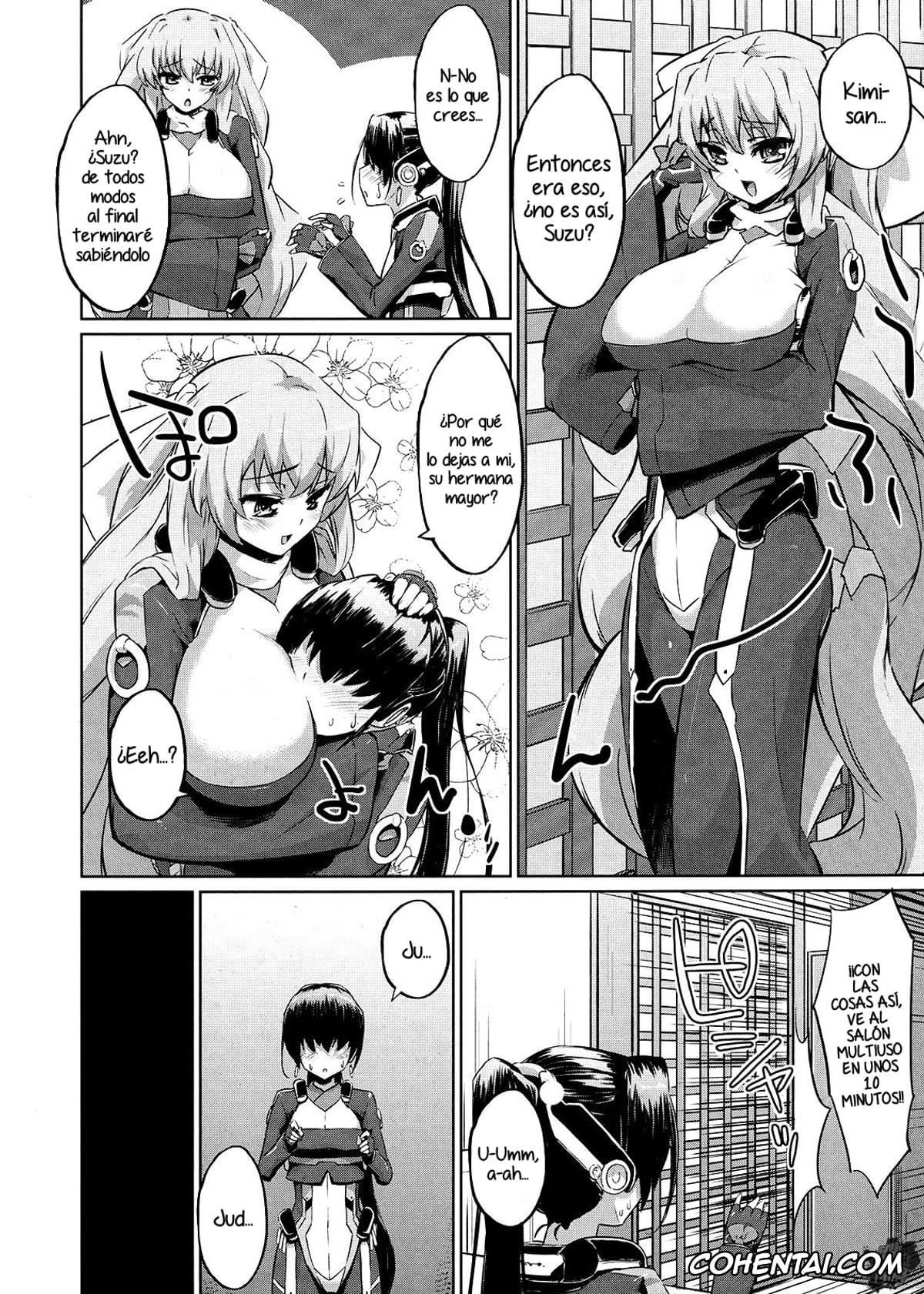 Kyoukai Senjou No Horizon | Horizon In The Middle Of Nowhere hentai, Kimi Aoi hentai, Suzu Mukai hentai, Tori Aoi hentai, Suzu to Gutei to Baka Ane to (Kyoukai Senjou no Horizon), pagina 3