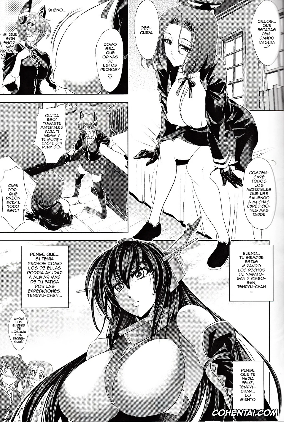 Kantai Collection -KanColle- xxx, Tatsuta xxx, Tenryuu xxx, DRAGON CRIME (Kantai Collection -KanColle-), pagina 4