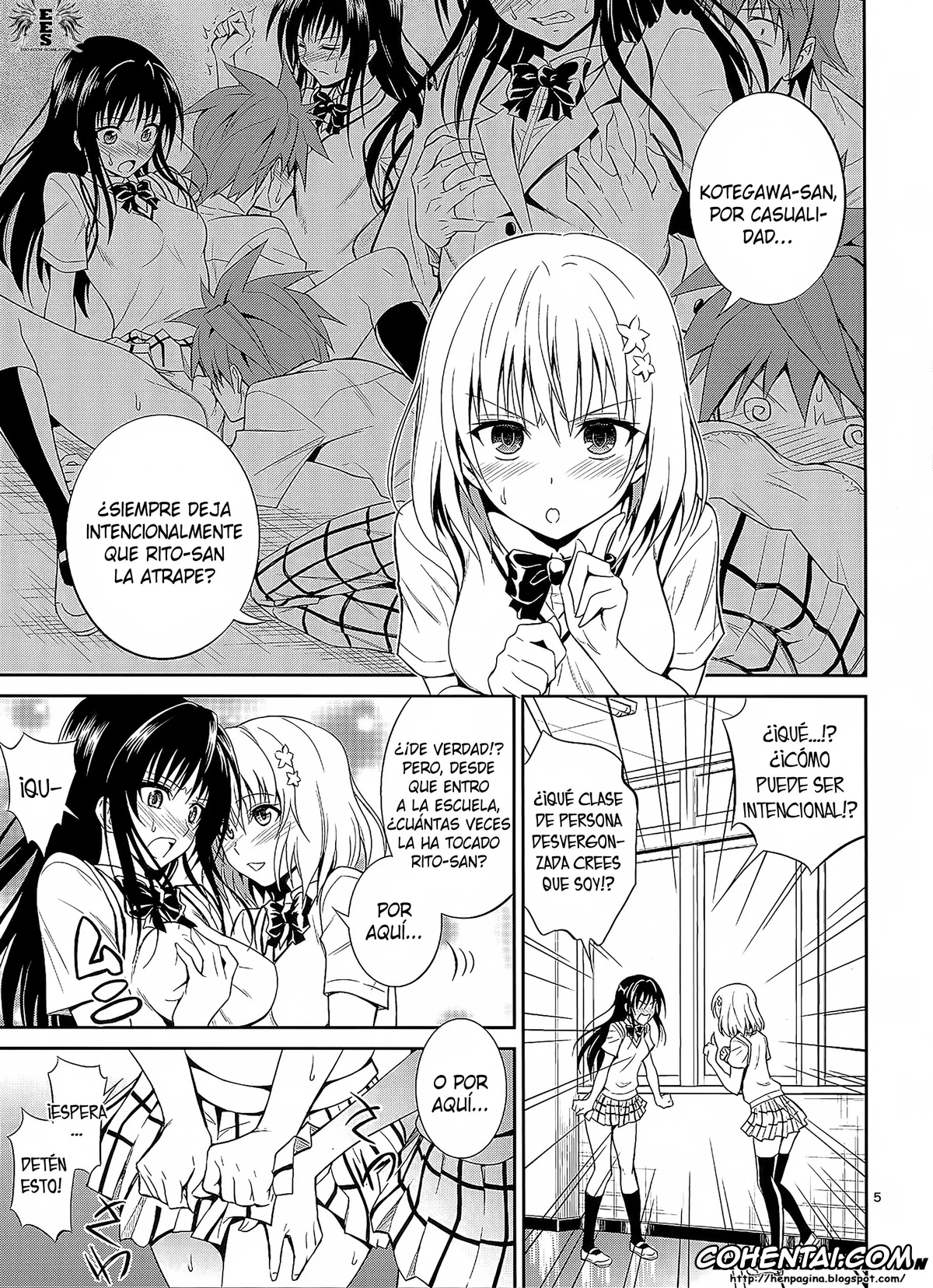 To Love-Ru xxx, Rito Yuuki xxx, Yui Kotegawa xxx, Watashi Renchi Yaburu (To Love-Ru), pagina 4