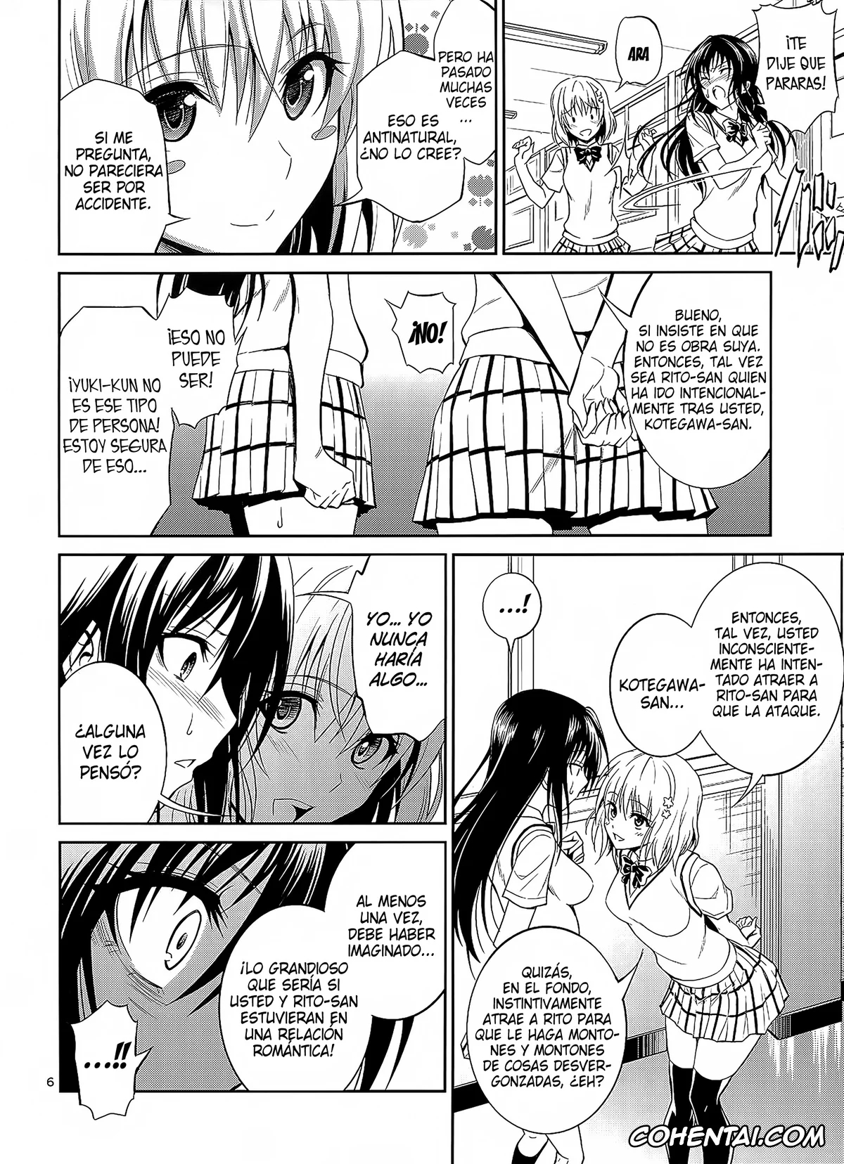 To Love-Ru porno, Rito Yuuki porno, Yui Kotegawa porno, Watashi Renchi Yaburu (To Love-Ru), pagina 5