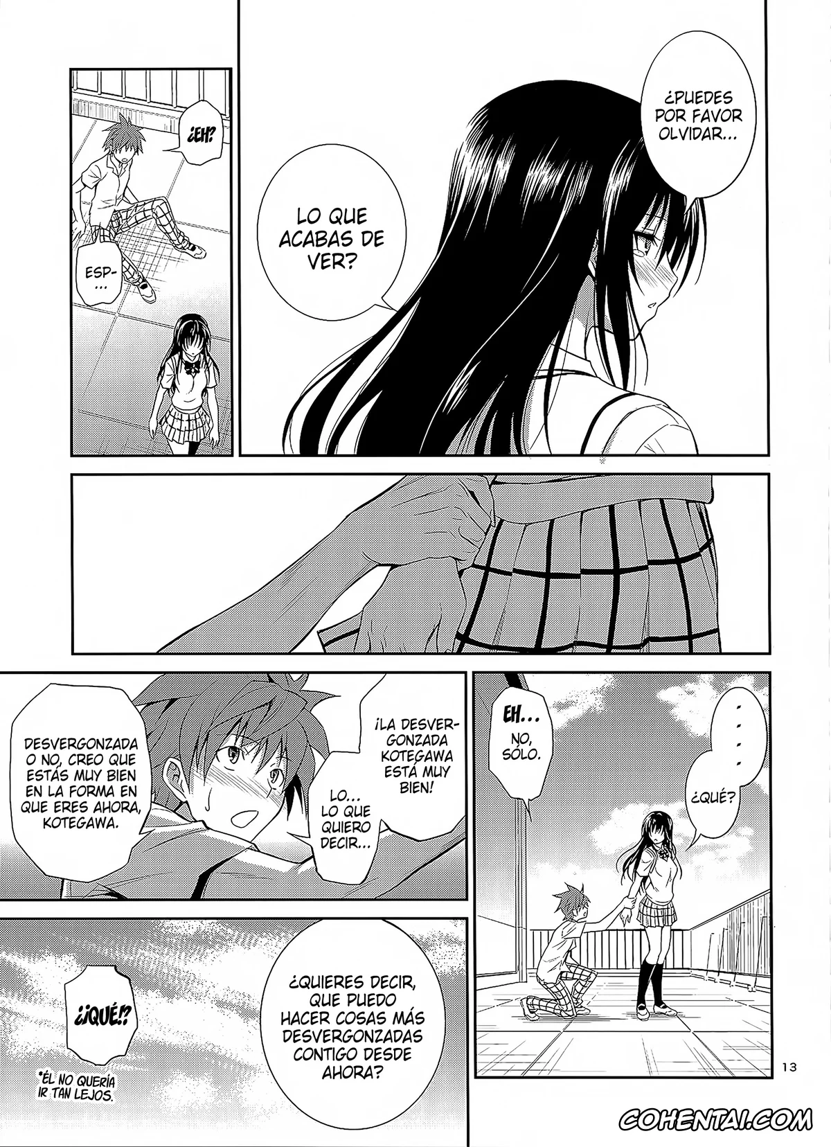 To Love-Ru hentai, Rito Yuuki hentai, Yui Kotegawa hentai, Watashi Renchi Yaburu (To Love-Ru), pagina 12