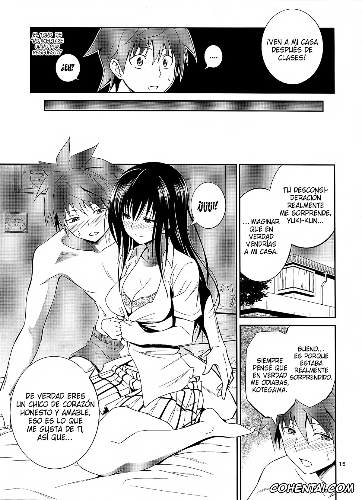 To Love-Ru porno, Rito Yuuki porno, Yui Kotegawa porno, Watashi Renchi Yaburu (To Love-Ru), pagina 14
