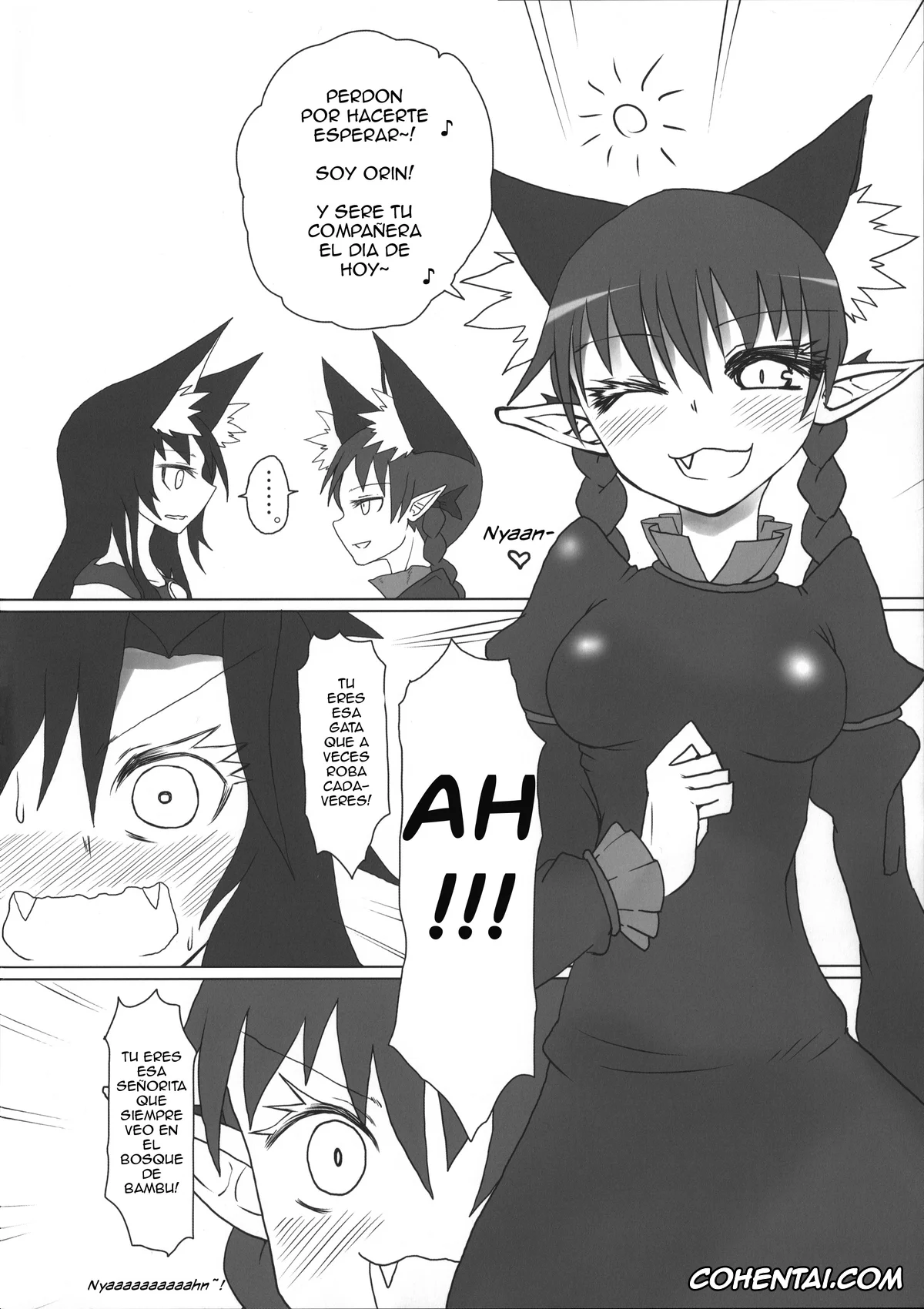 Touhou Project porno, Kagerou Imaizumi porno, Rin Kaenbyou porno, Kimochi Yoku shite Orin-chan! (Touhou Project), pagina 5