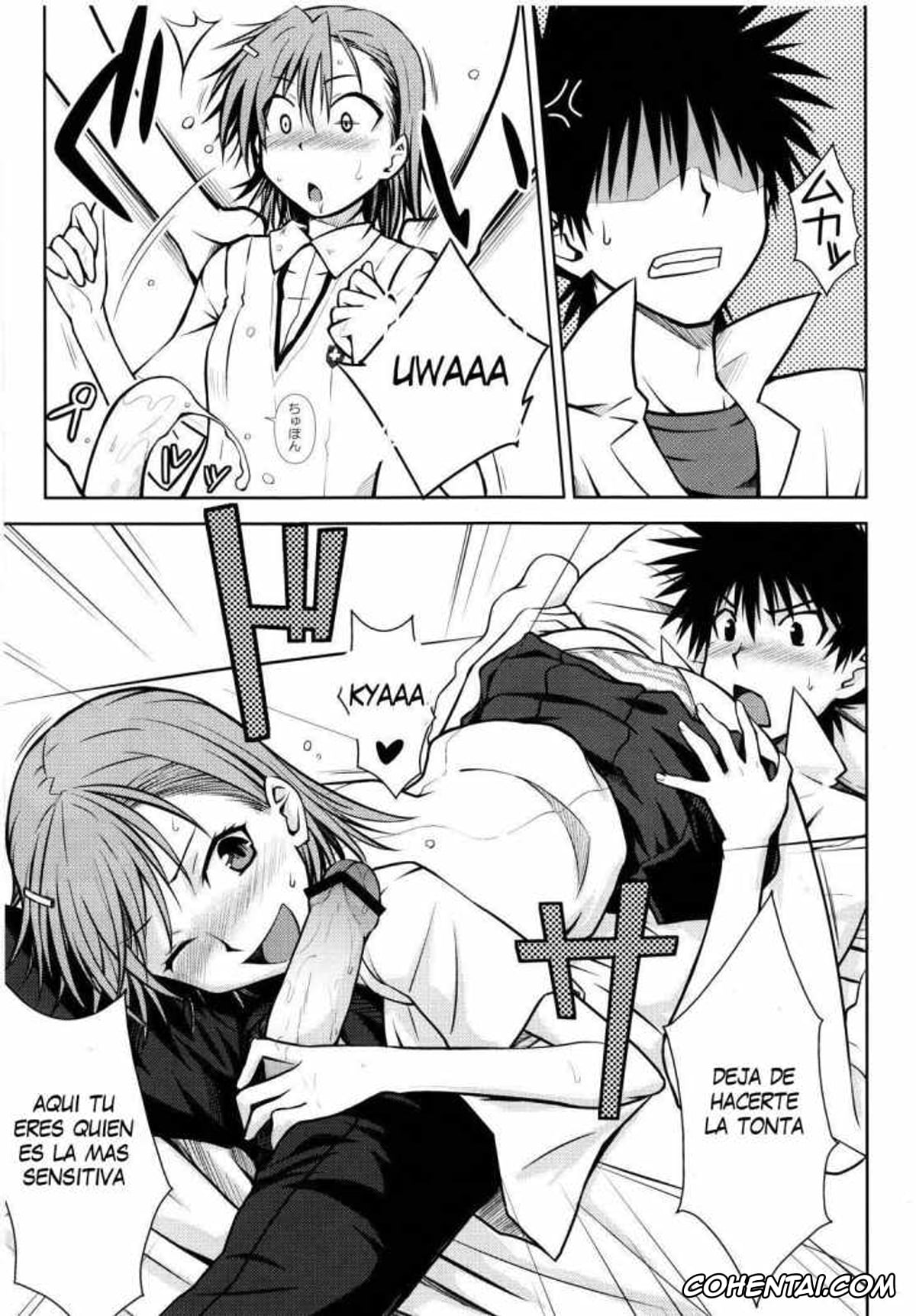 Toaru Project xxx, Mikoto Misaka xxx, Touma Kamijou xxx, Toaru Himitsu no Onee-sama (Toaru Kagaku no Railgun), pagina 13