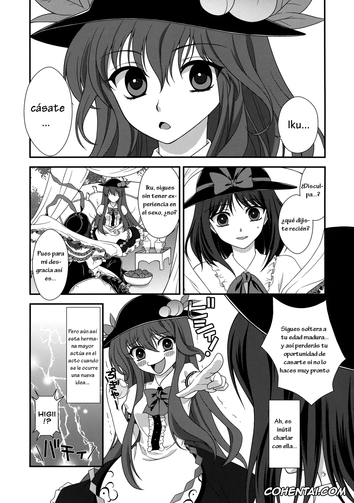 Touhou Project xxx, Iku Nagae xxx, Moshimo Iku-san ga Ore no Yome ni Natta Toshite. (Touhou Project), pagina 4